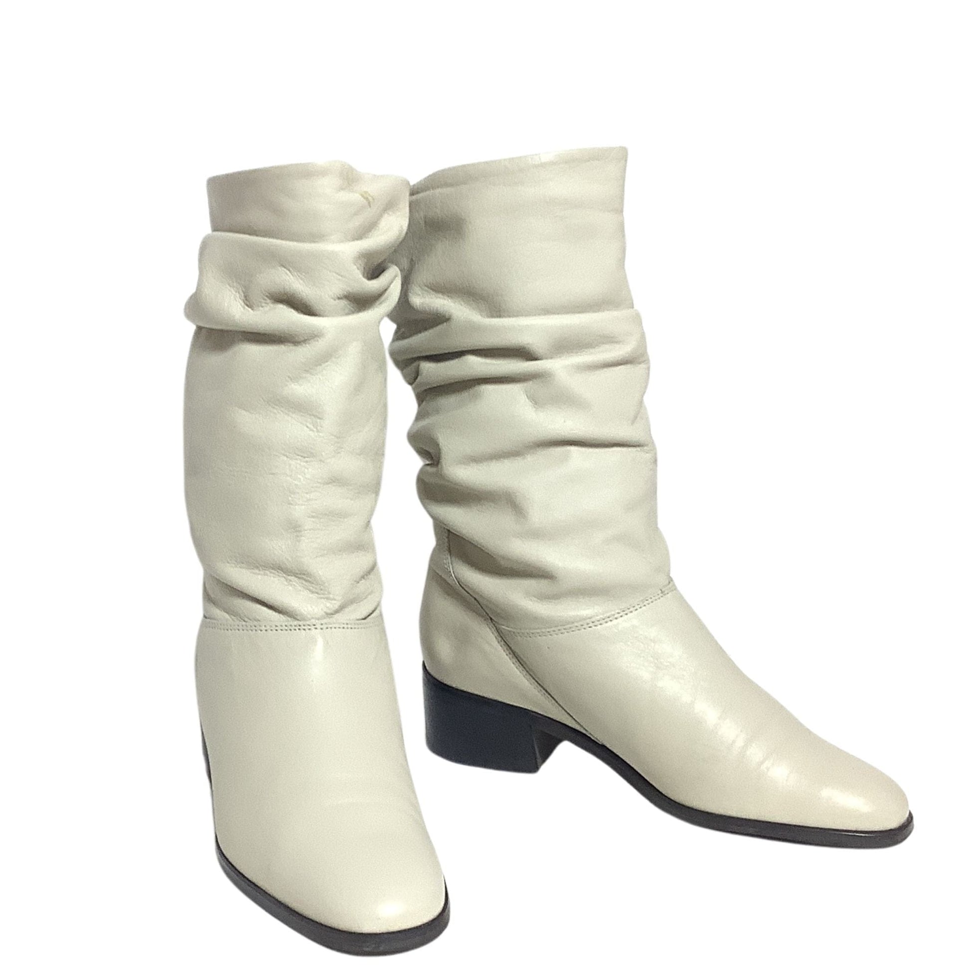 Beige Slouch Boots 6.5 / Beige / Slouch