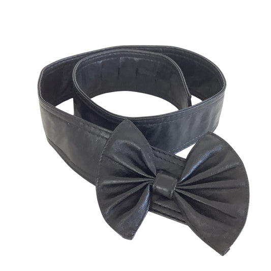 Black Bow Belt Black