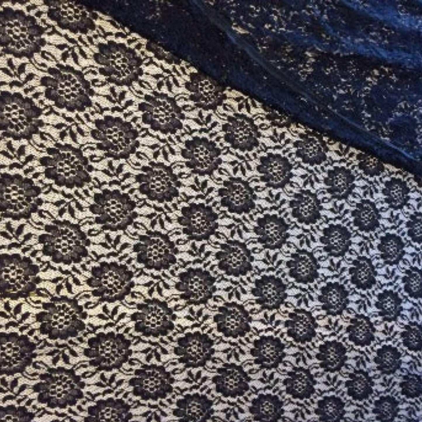 Black Lace Remnant Black / Cotton / Classic