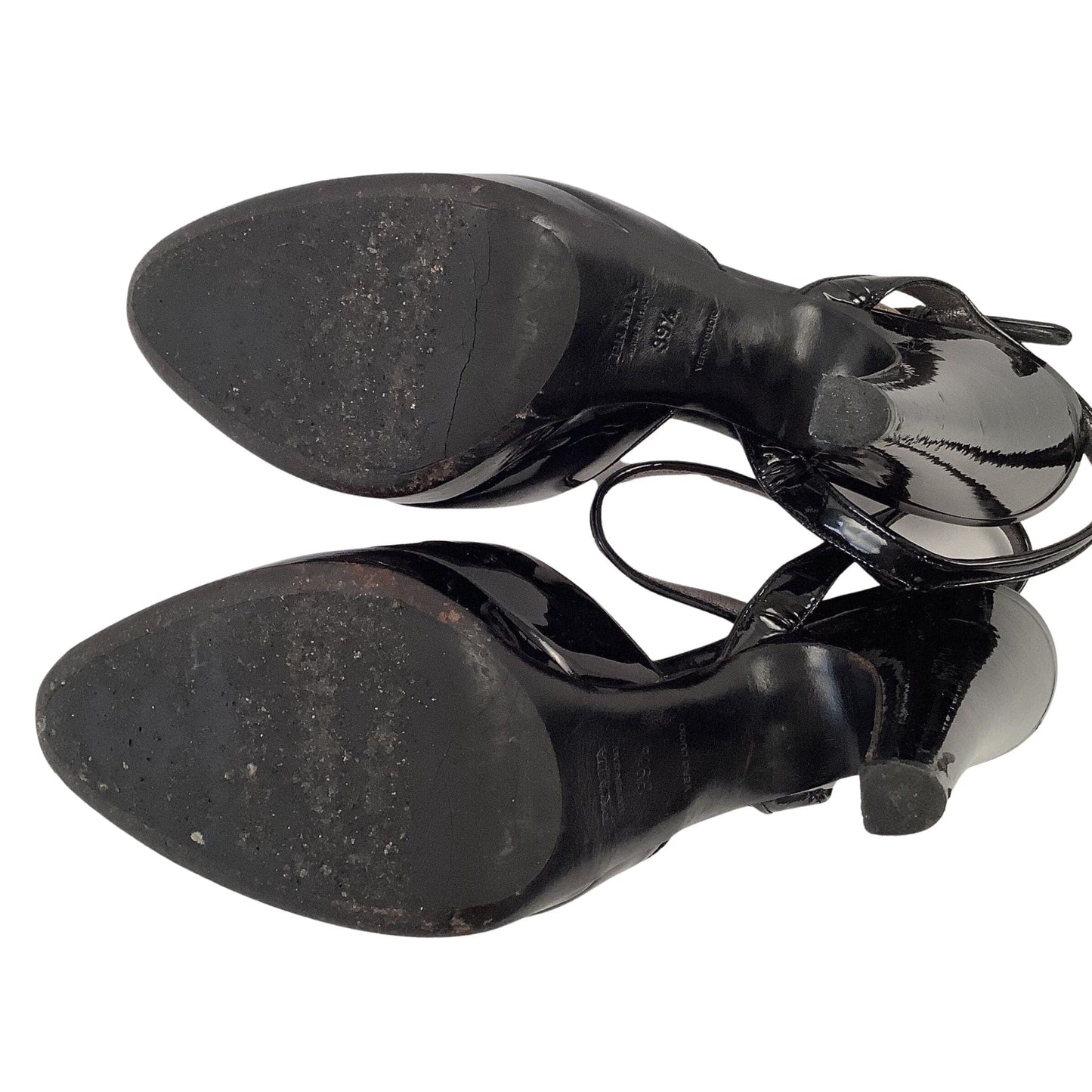 Black Prada Heels 9.5 / Black / Vintage 1990s