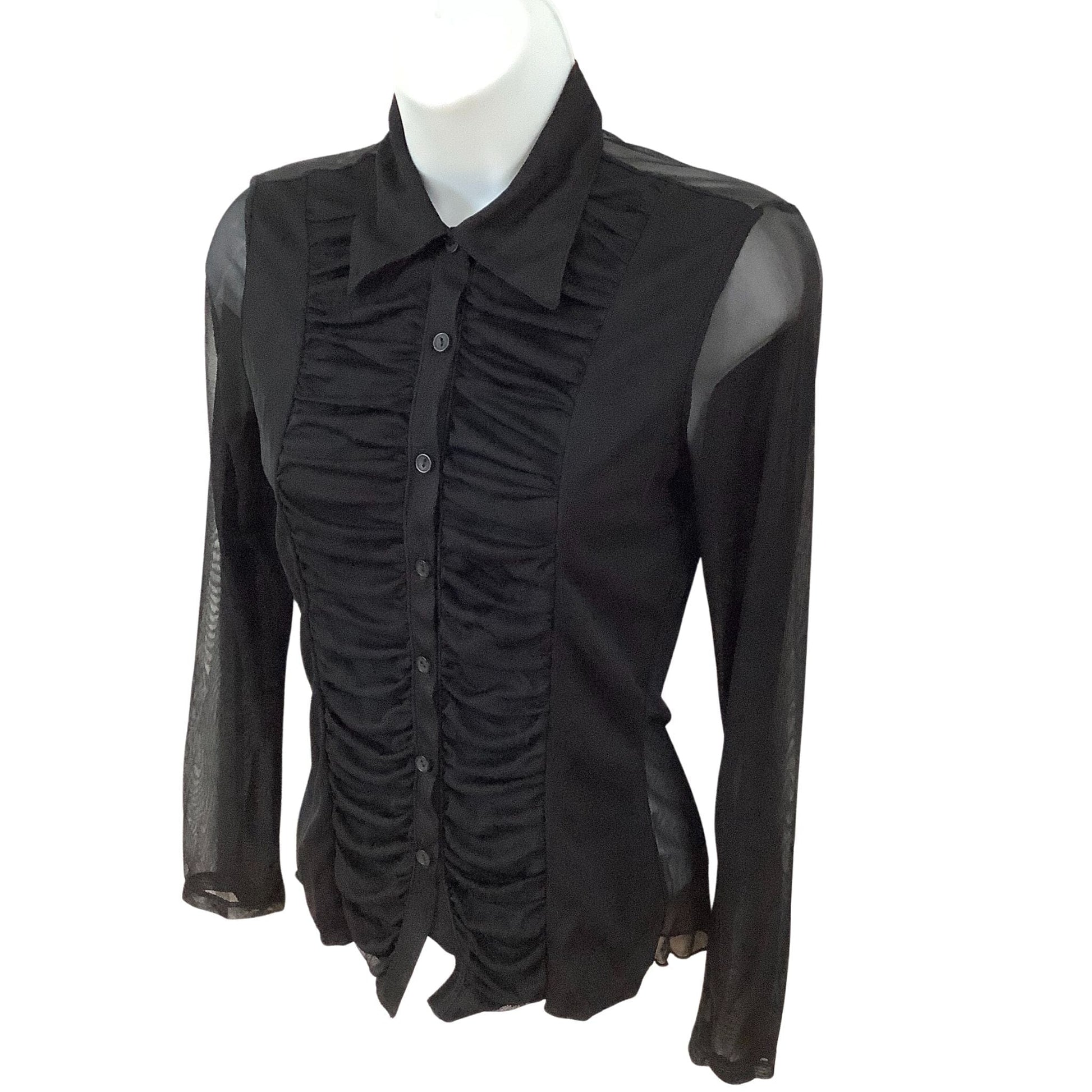 Black Transparent Blouse
Black, Small, Goth