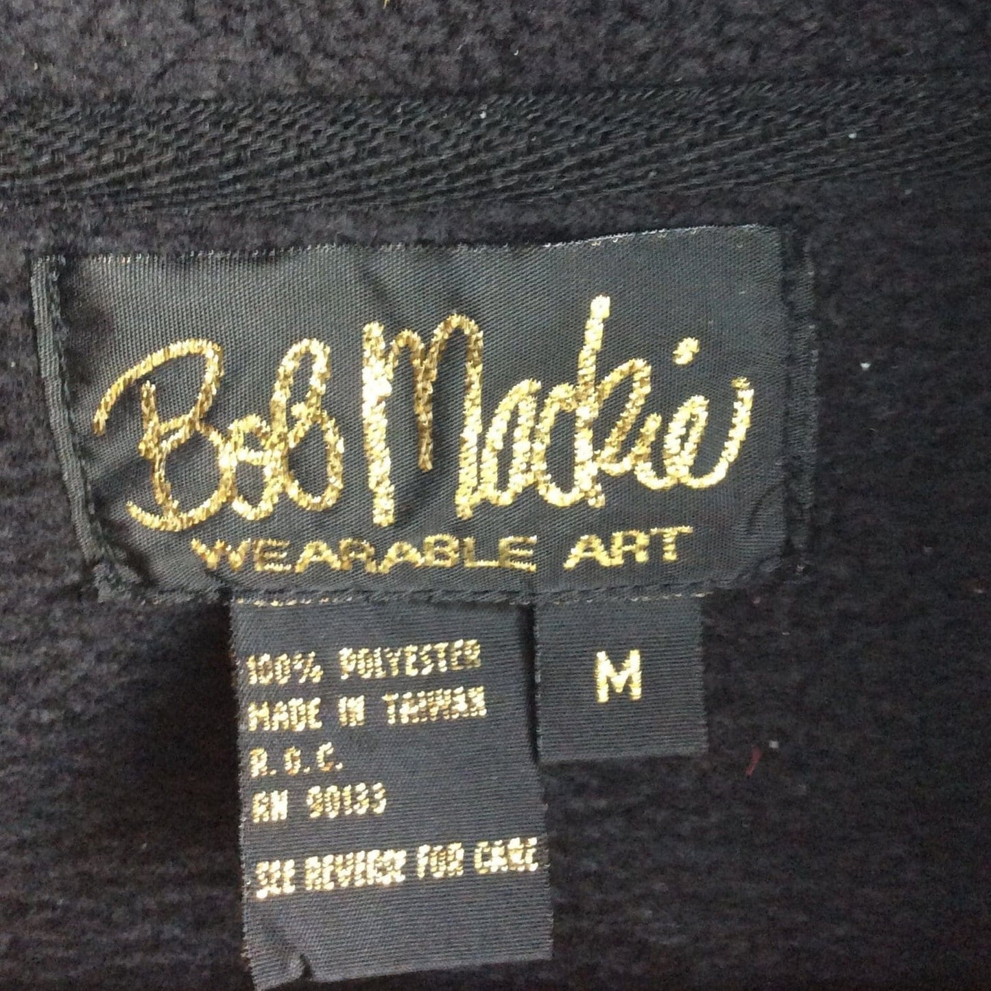 Bob Mackie Jacket Medium / Black / Vintage 1980s
