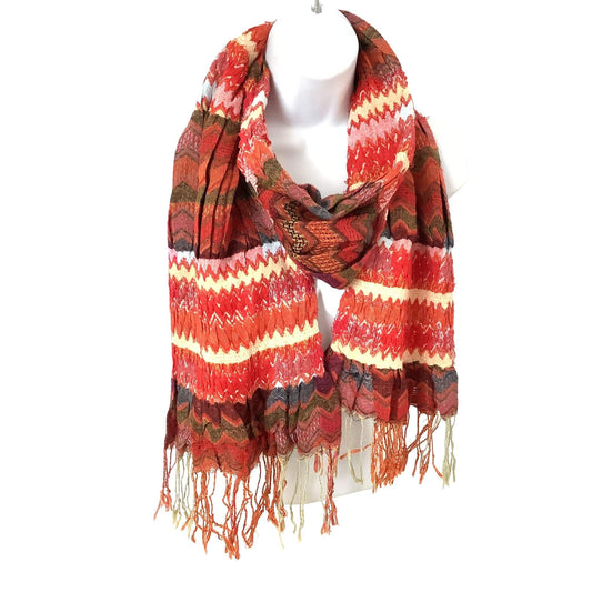 Boho Knit Scarf