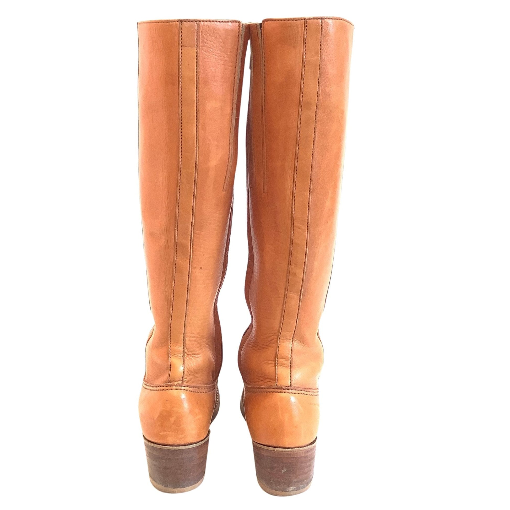 Bort Carleton Boots 7 / Tan / Vintage 1960s