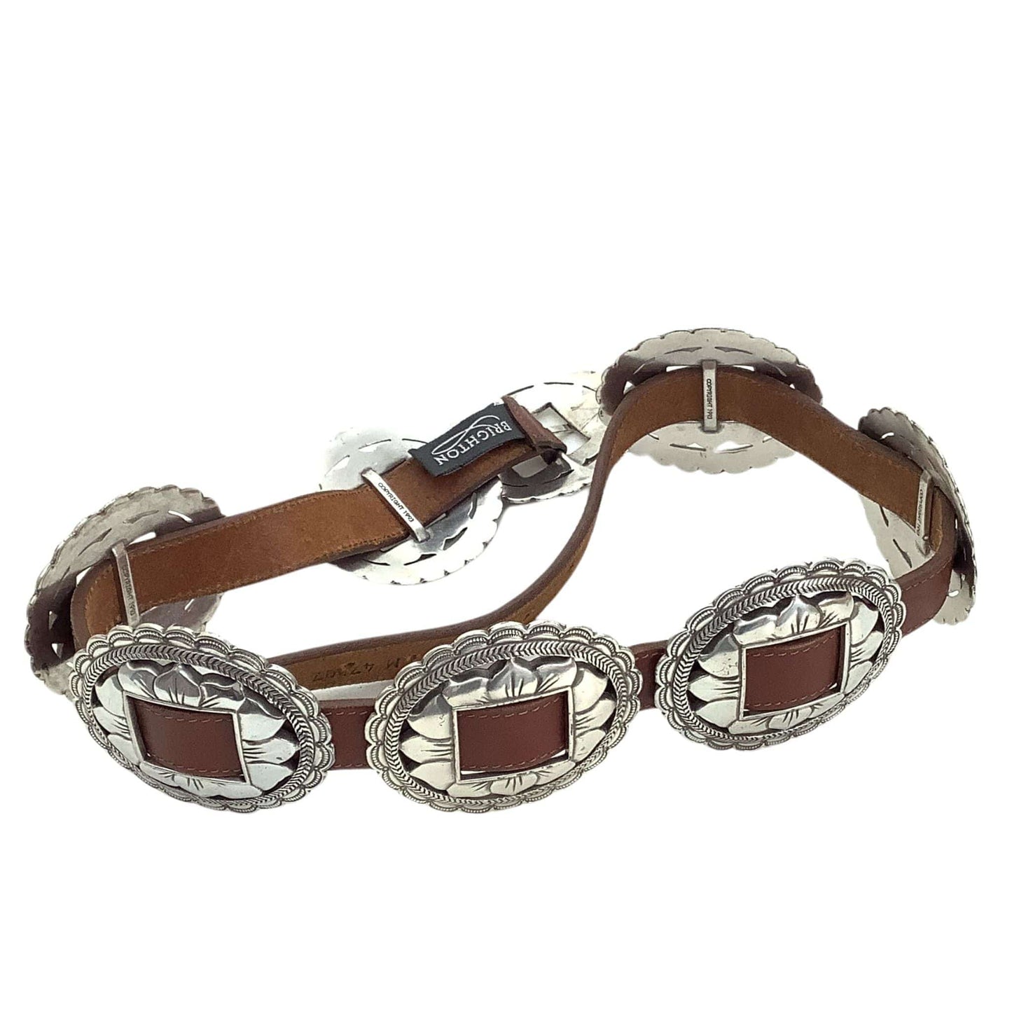 Brighton Western Belt Medium / Tan / Western