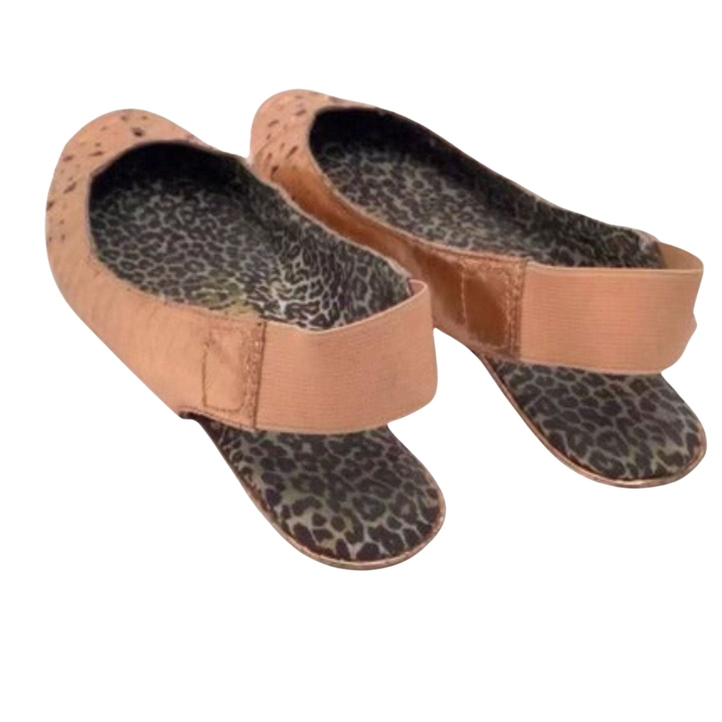 Bronze Flat Slingback Shoes 7 / Brown / Y2K - Now