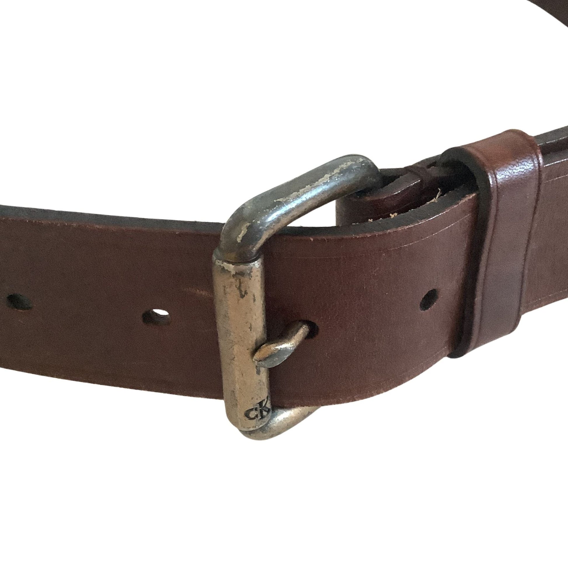 Brown Leather Belt Medium (M) / Brown / Leather