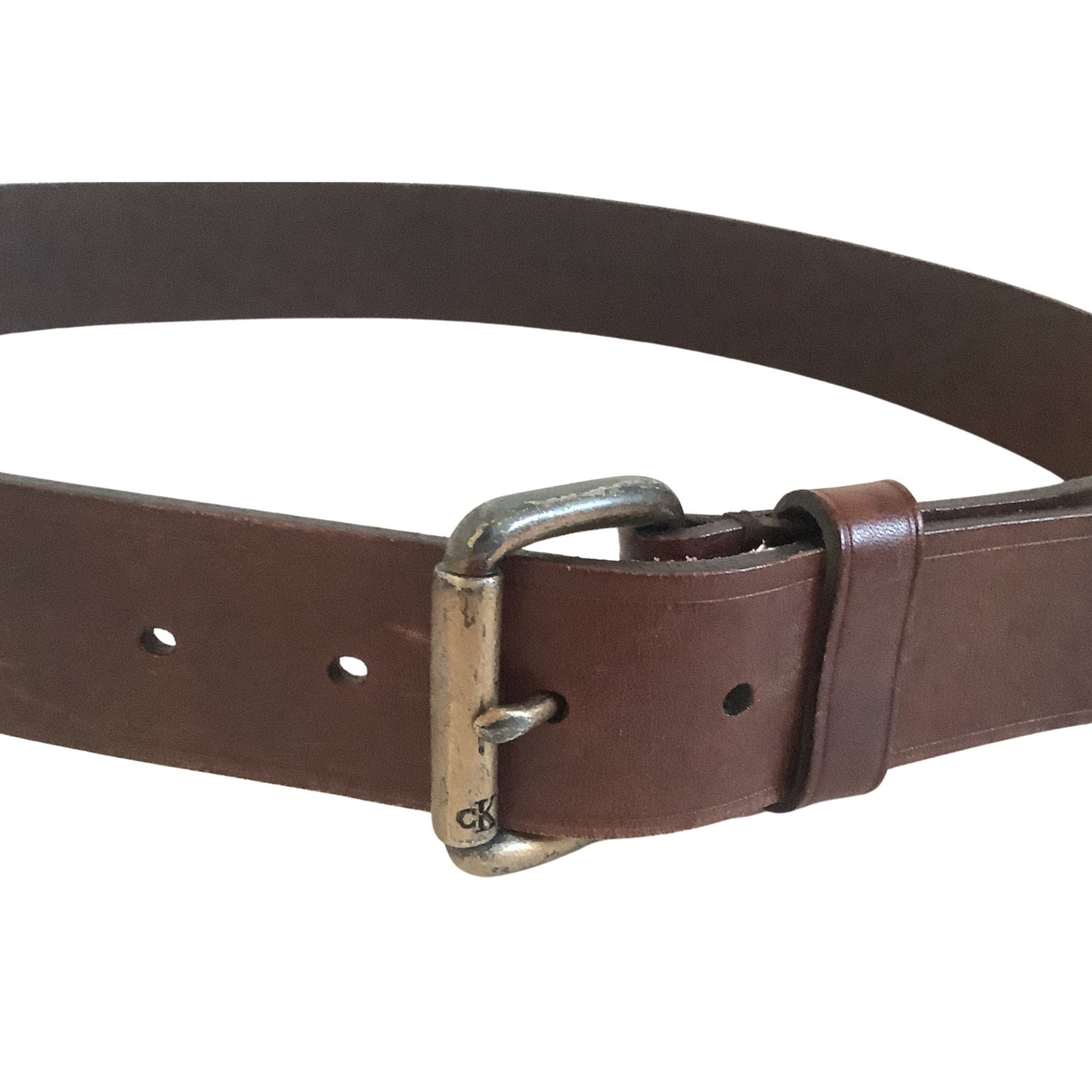 Brown Leather Belt Medium (M) / Brown / Leather