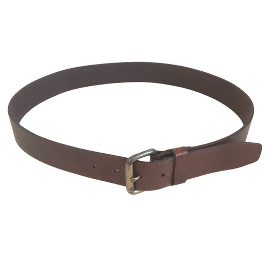 Brown Leather Belt Medium (M) / Brown / Leather