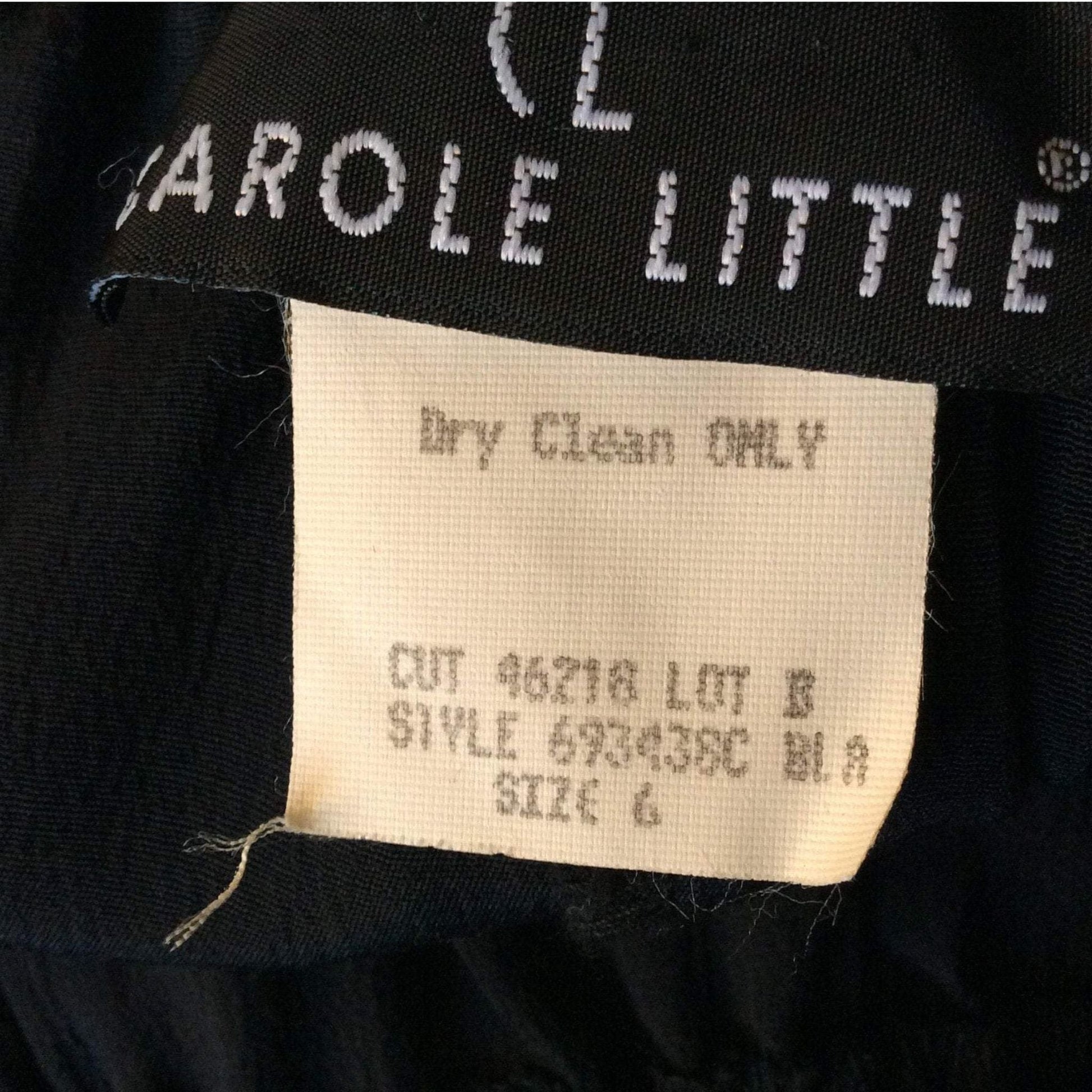 Carole Little Baggy Pants Small / Black / Vintage 1990s