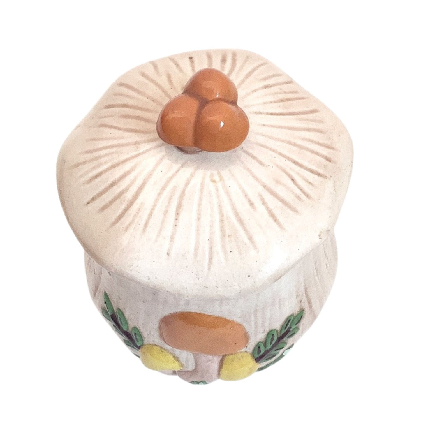 Ceramic Mushroom Canisters Multicolor / Ceramic / Mushroom