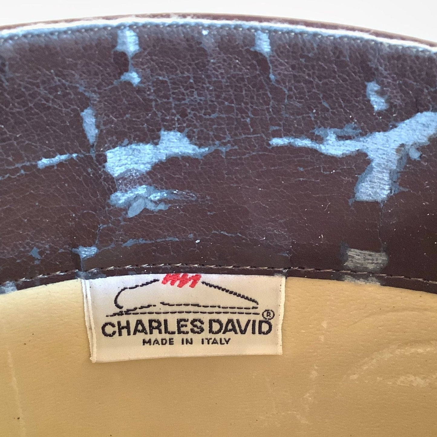 Charles David Flat Boots 6 / Brown / Vintage 1980s