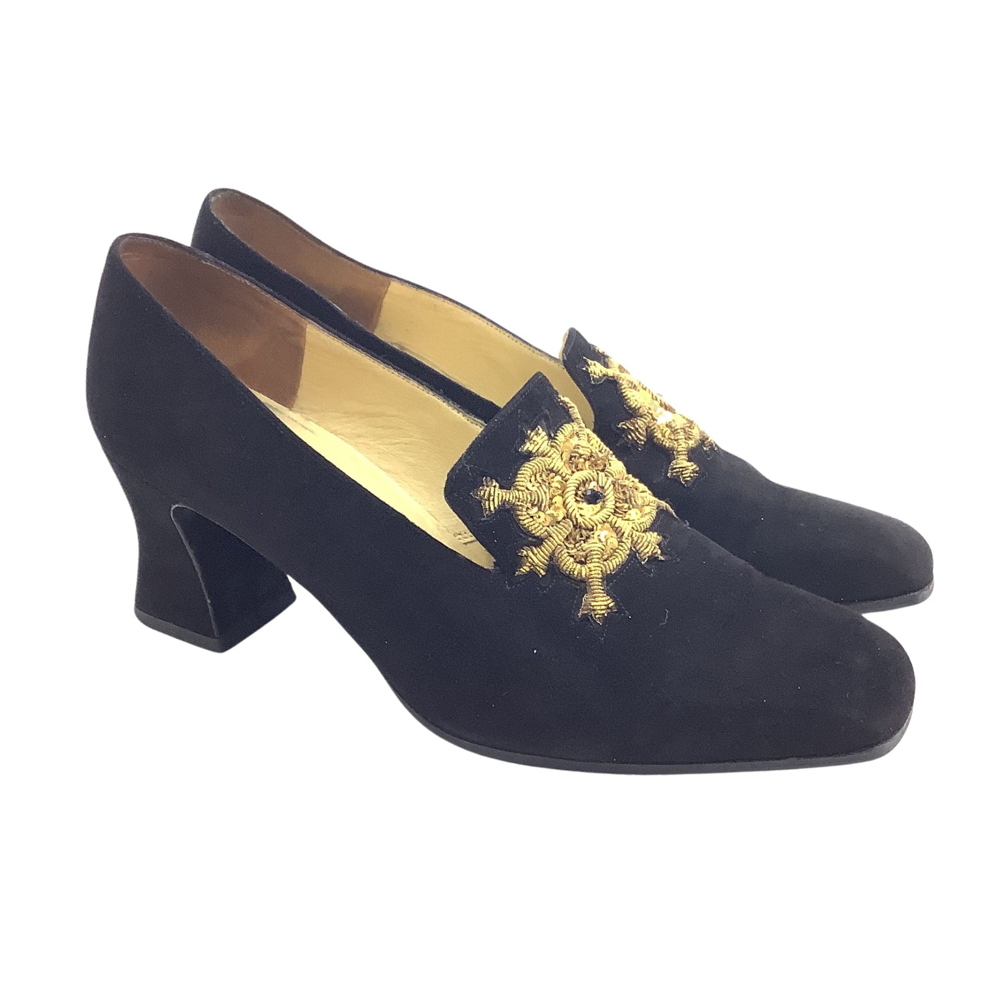 Charles Jourdan Heels 8 / Black / Baroque