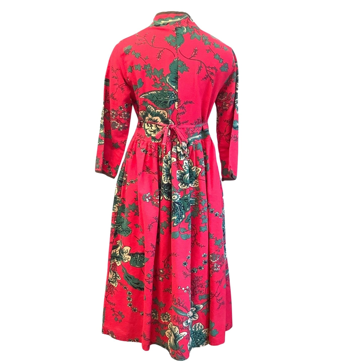 Chinoiserie Cotton Dress Small / Multi / Y2K - Now