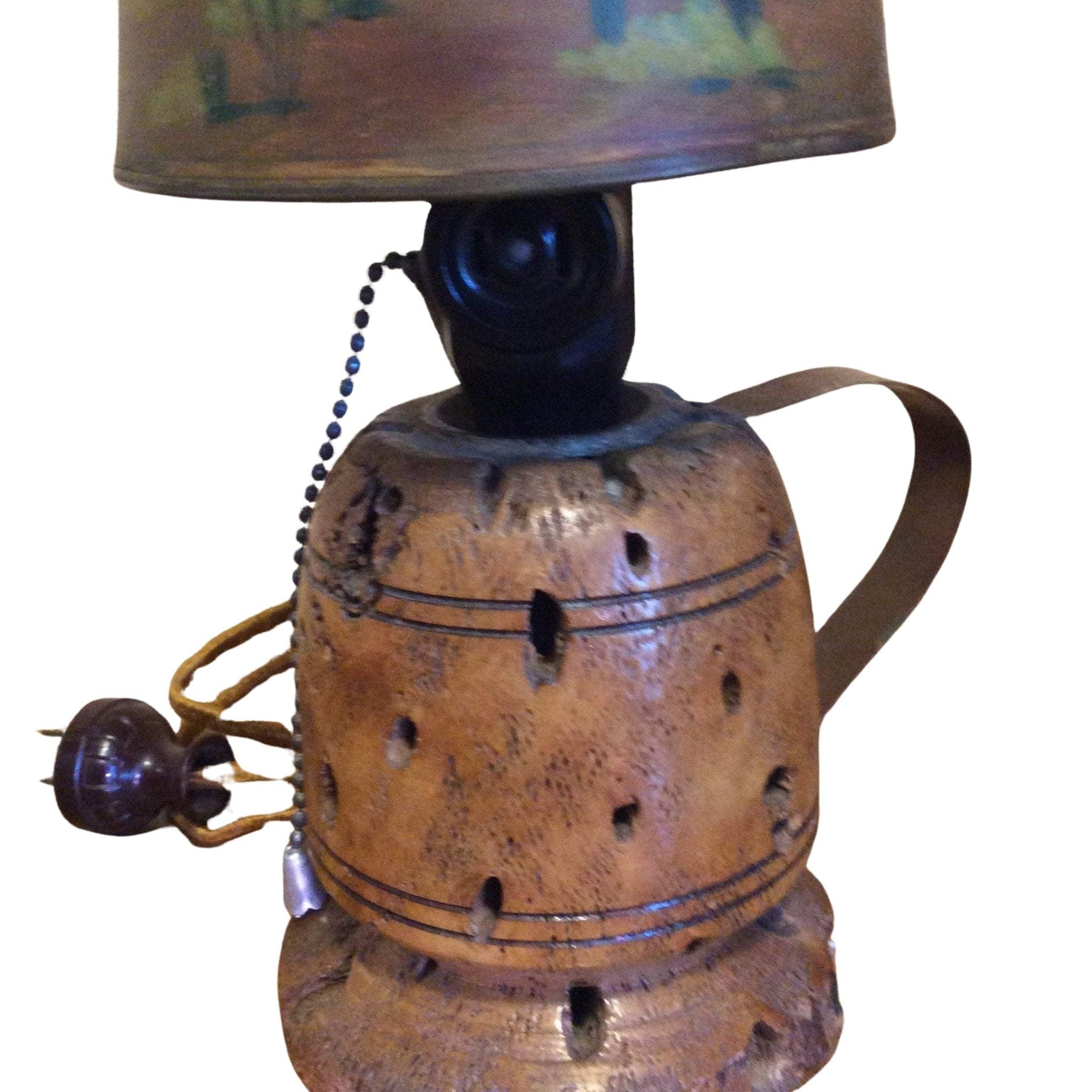 Cholla Cactus Western Lamp Multi / Wood / Vintage 1940s