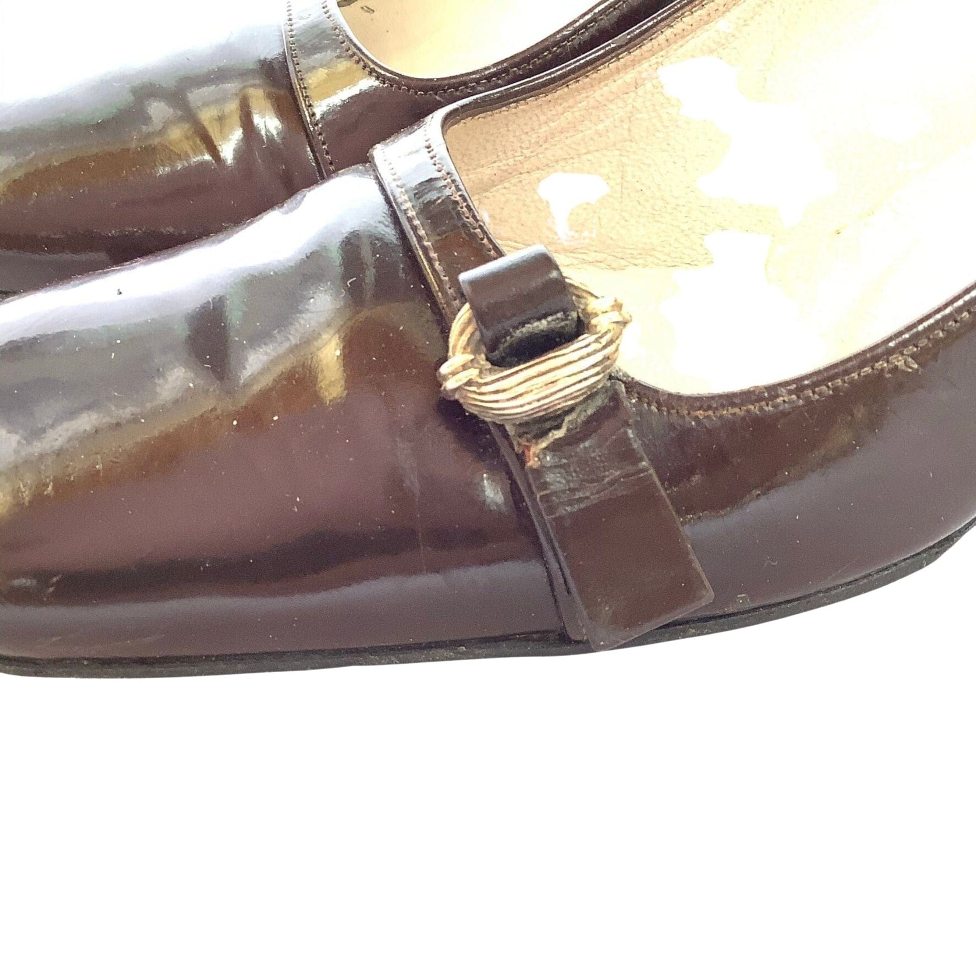 Christian Dior Brown Heels 7 / Brown / Vintage 1960s