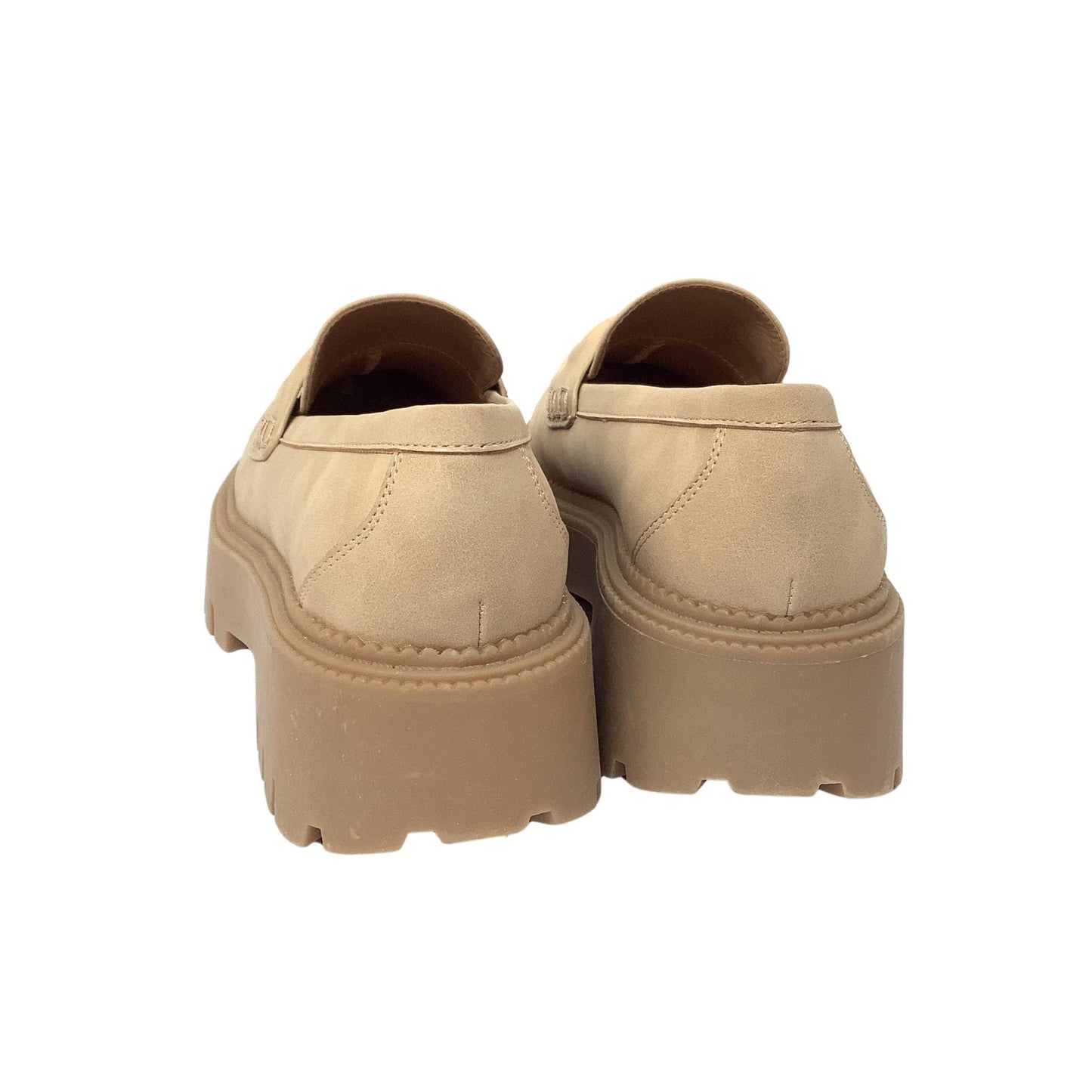 Chunky Lug Sole Loafers 6 / Tan / Casual