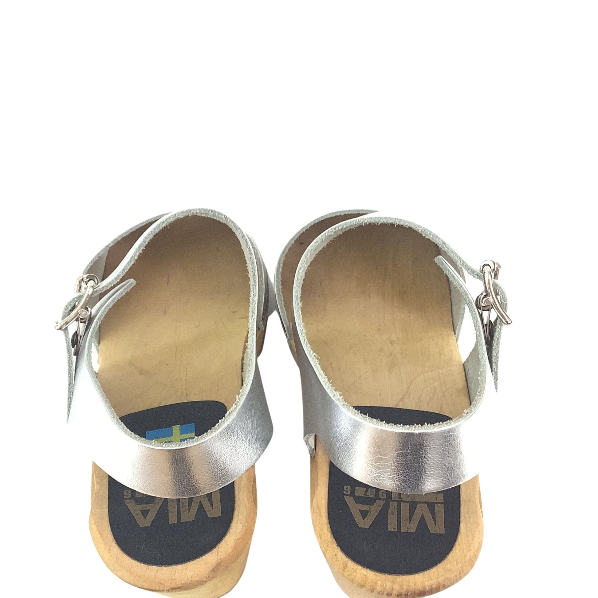 Chunky Metallic Sandals 9 / Silver / Y2K - Now