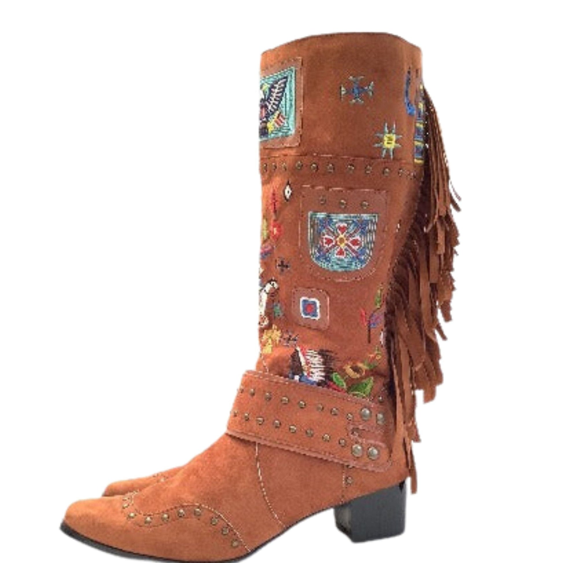 Costume Cowboy Boots 10 / Brown / Y2K - Now