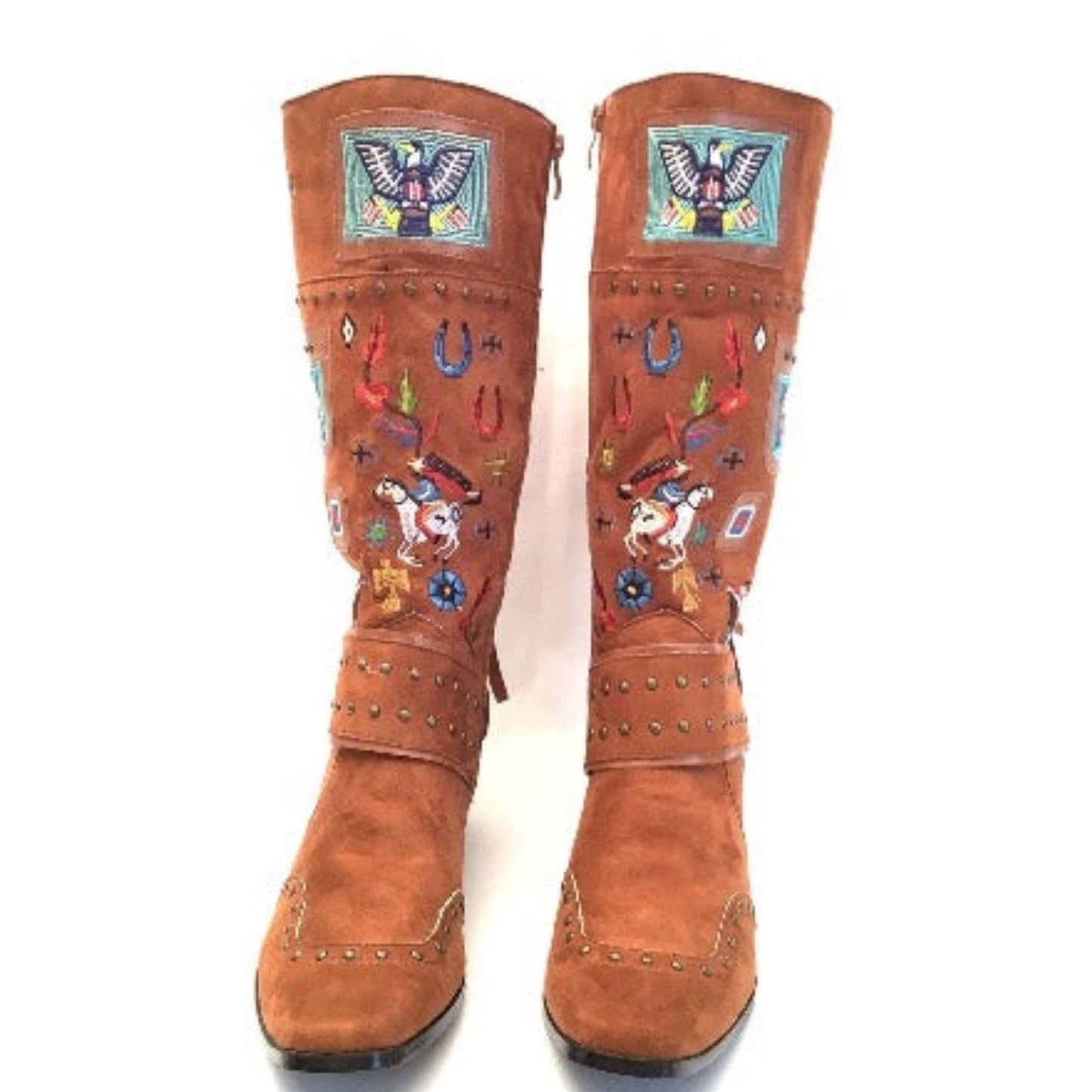 Costume Cowboy Boots 10 / Brown / Y2K - Now