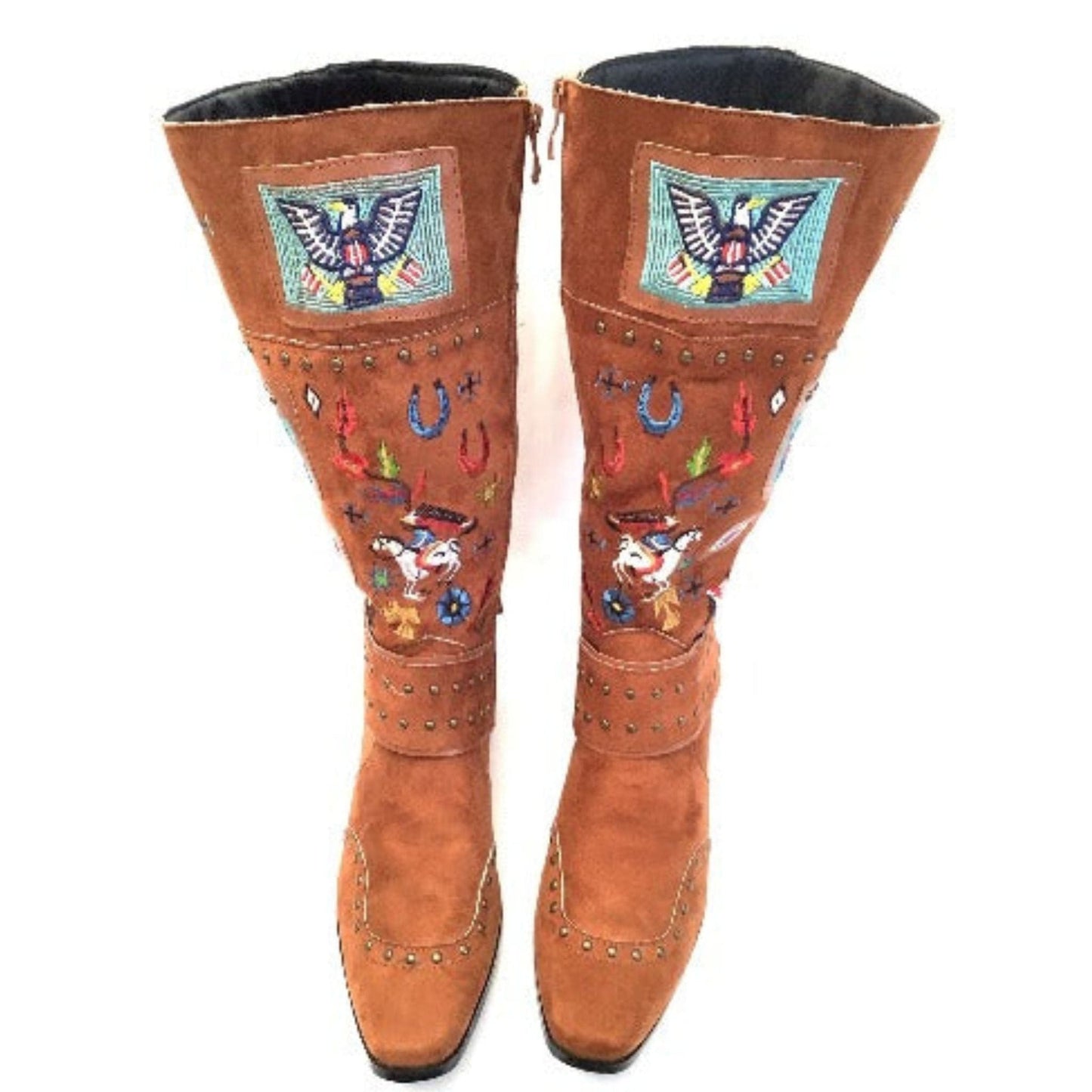 Costume Cowboy Boots 10 / Brown / Y2K - Now