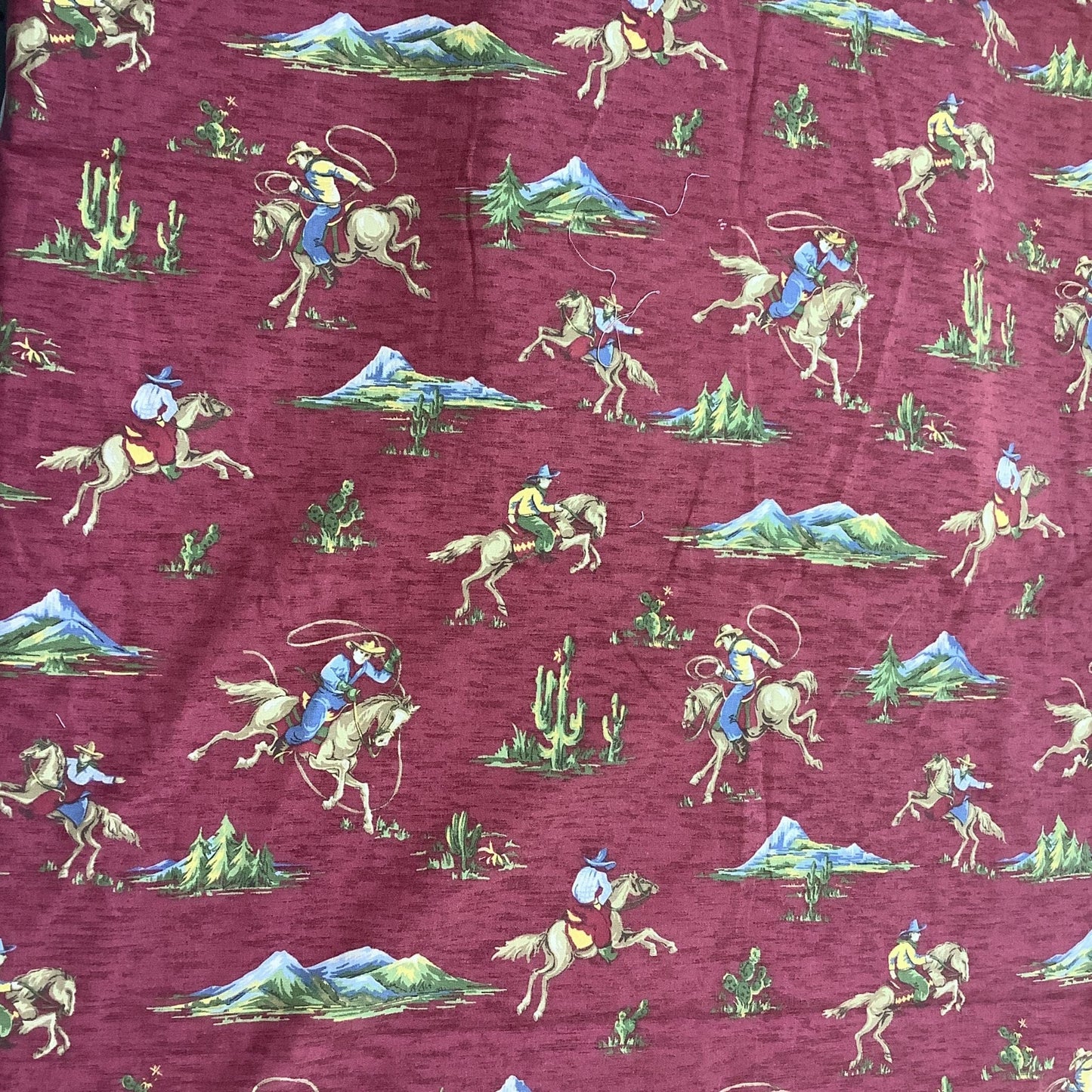 Cotton Southwestern Fabric Multicolor / Cotton / Western