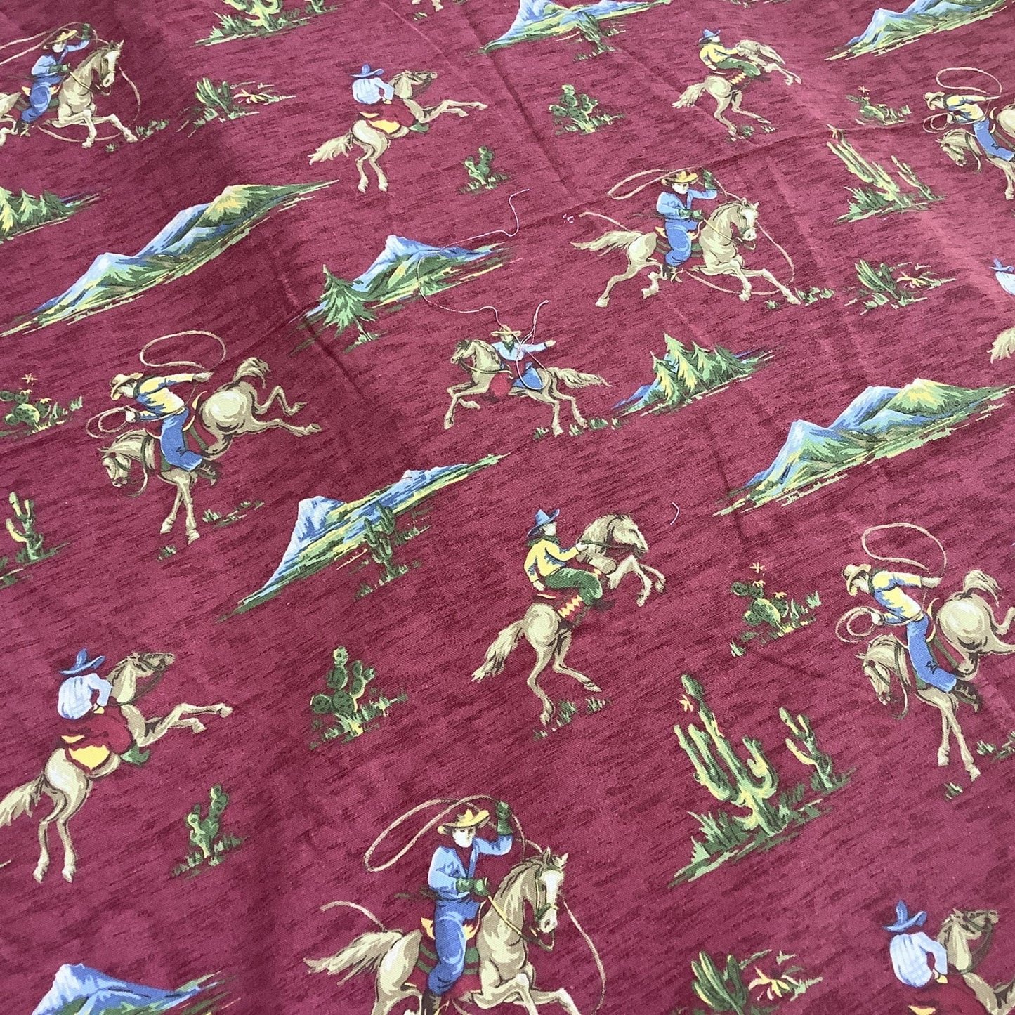 Cotton Southwestern Fabric Multicolor / Cotton / Western