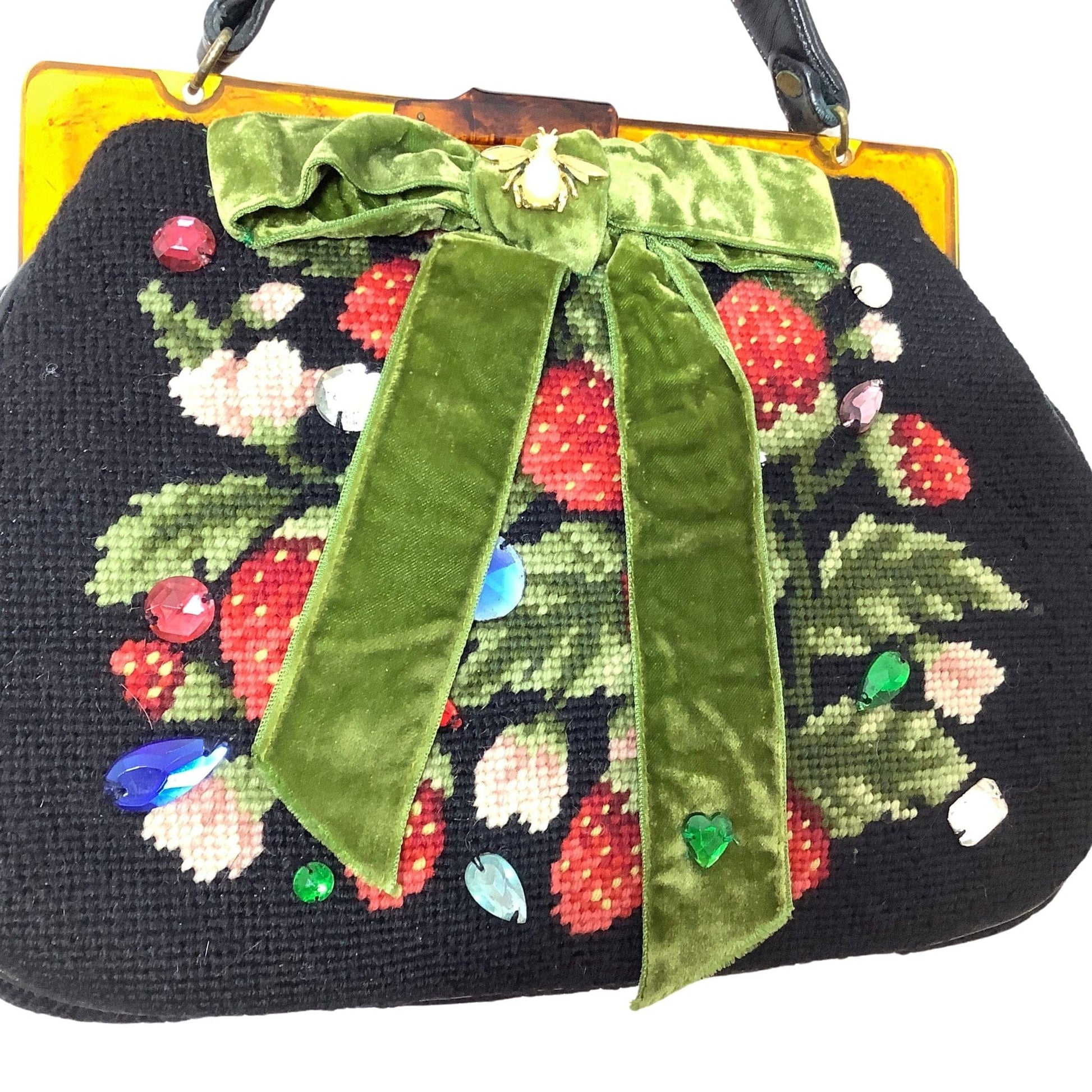 Cross-Stitch Vintage Purse Multi / Textile / Baroque