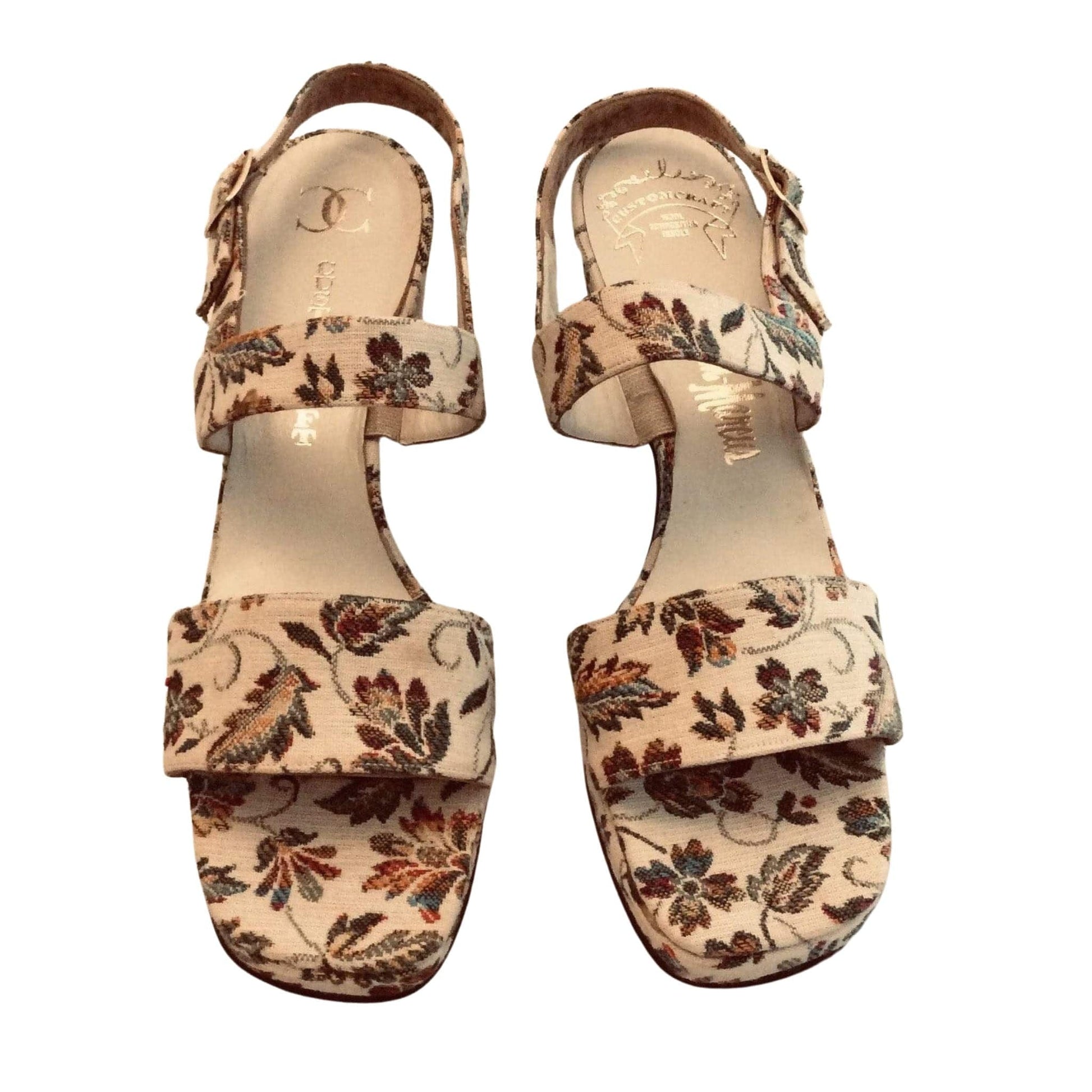 Custom Craft Sandals 8.5 / Multi / Boho