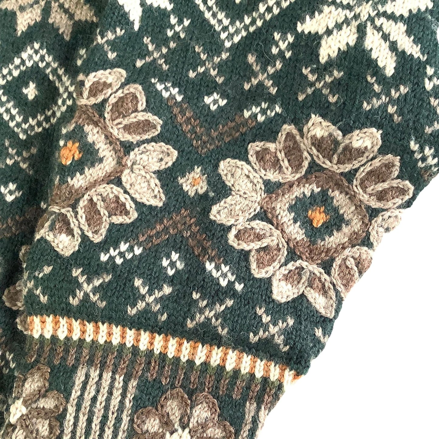 Dale of Norway Cardigan Large / Green / Vintage 1990s