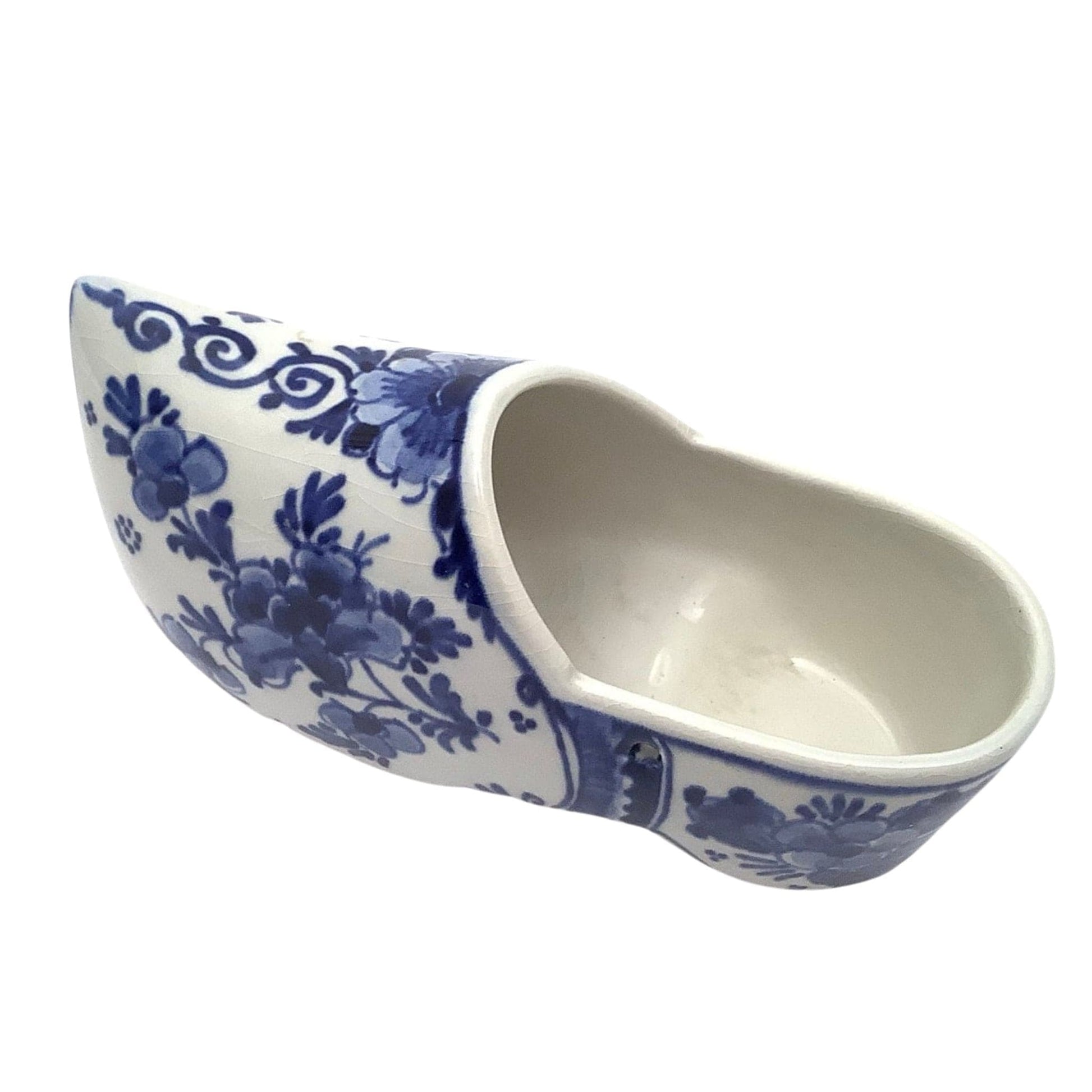 Decorative Ceramic Shoe Blue / Ceramic / Faience