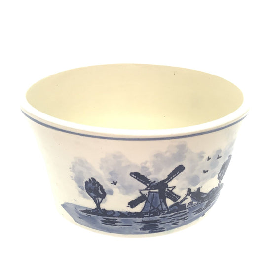Delfts Blue Ceramic Bowl Blue / Pottery / Faience