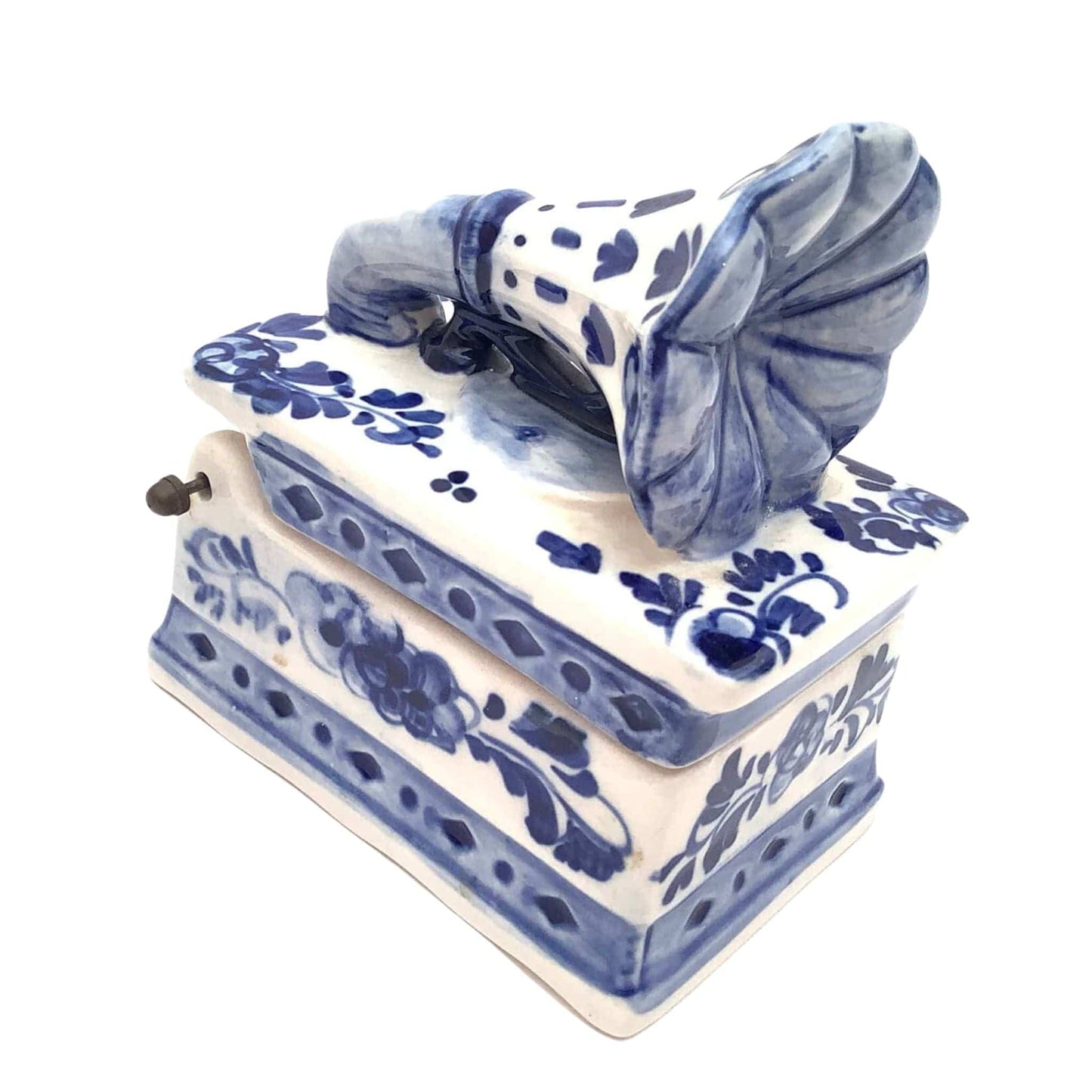 Delfts Blue Phonograph Box Pottery / Multi / Faience