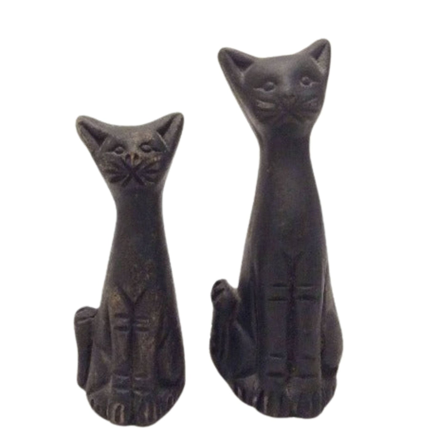 Desktop Cat Figurines Black / Pottery / Y2K - Now