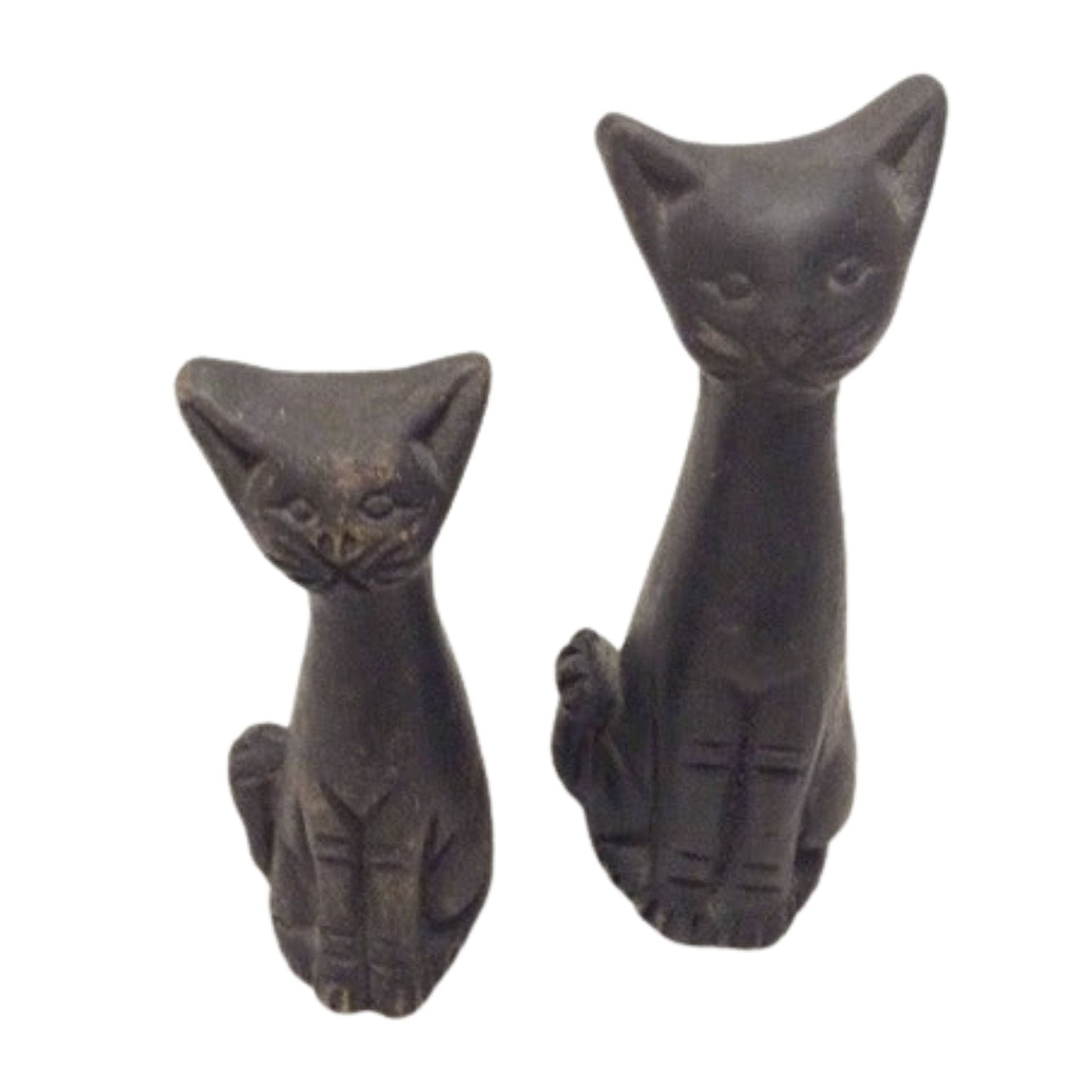 Desktop Cat Figurines Black / Pottery / Y2K - Now