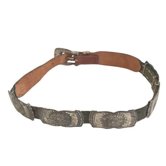 Distressed Western Belt Small (S) / Tan / Western