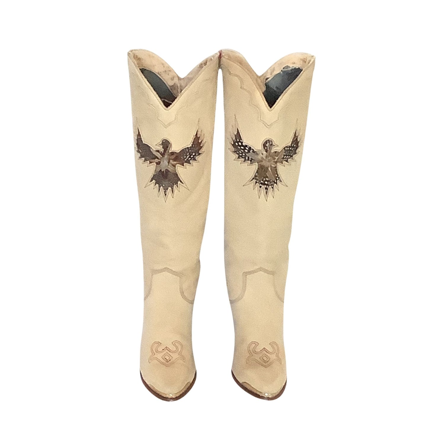 Eagle Zodiac Boots 6.5 / Tan / Vintage 1980s