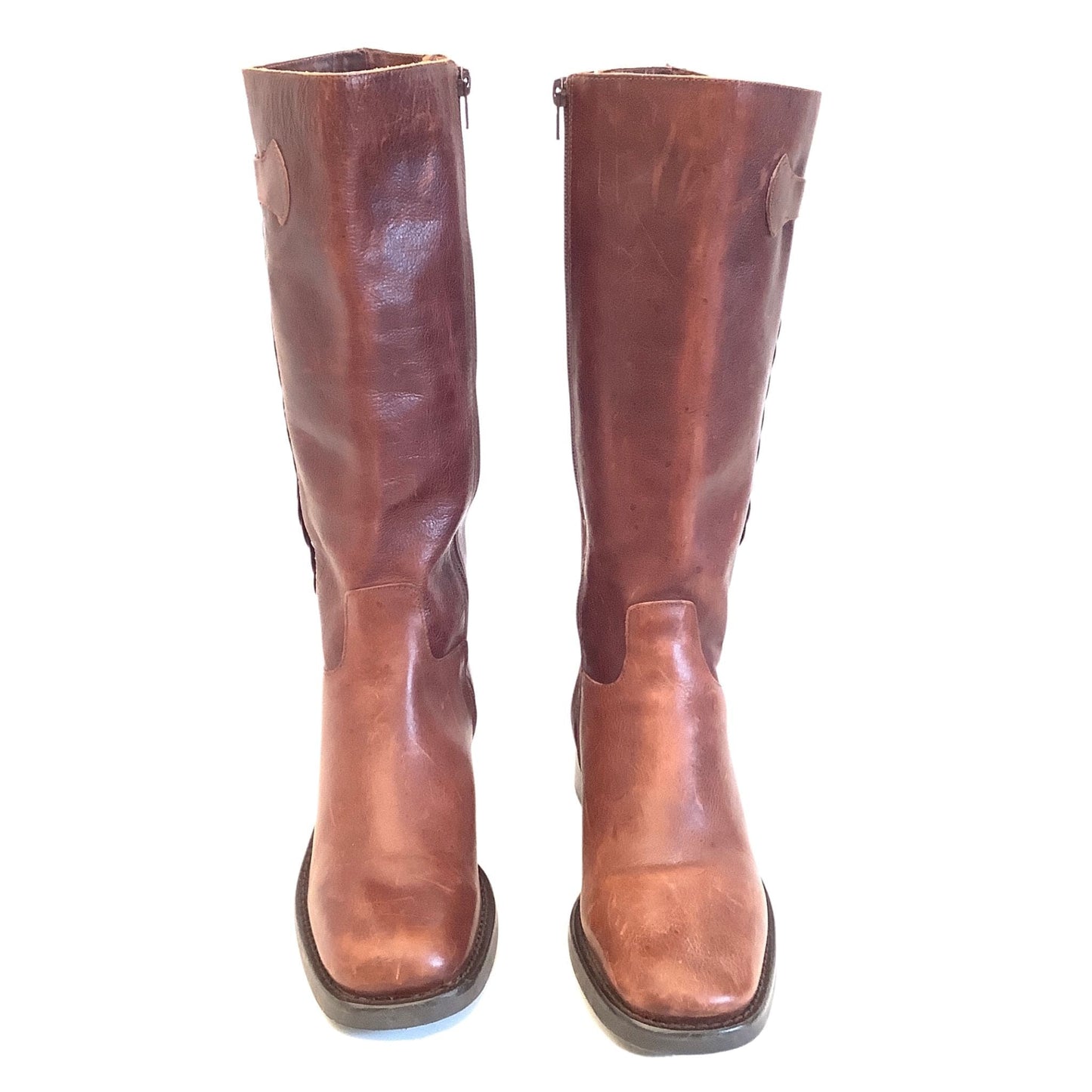 Equestrian Style Boots 8.5 / Brown / Vintage 1990s