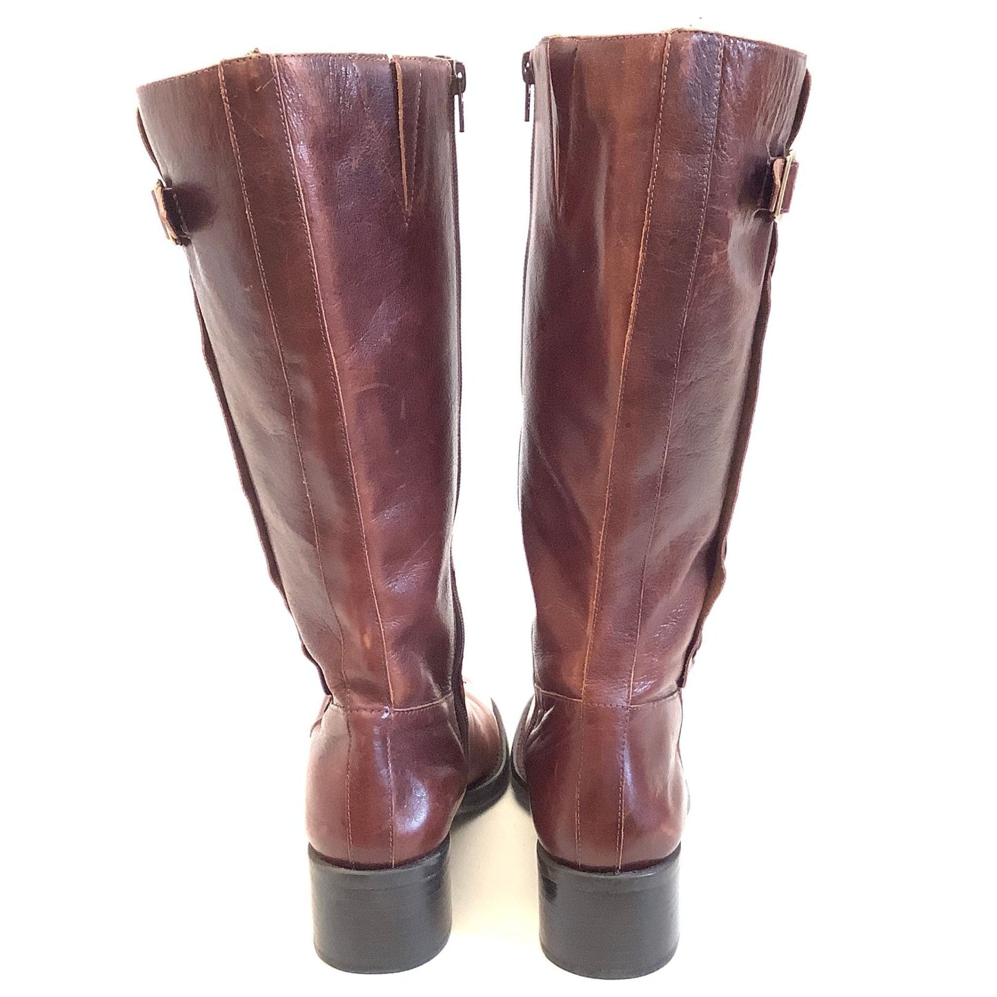 Equestrian Style Boots 8.5 / Brown / Vintage 1990s