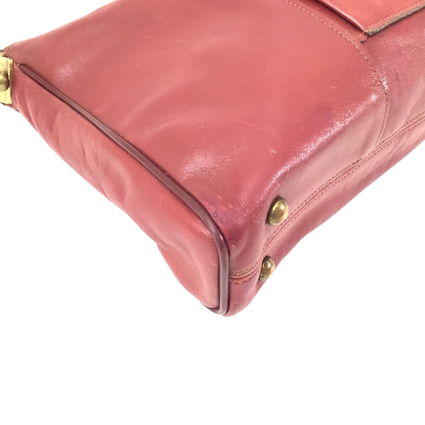 Etienne Aigner Leather Bag Burgundy / Leather / Vintage 1970s