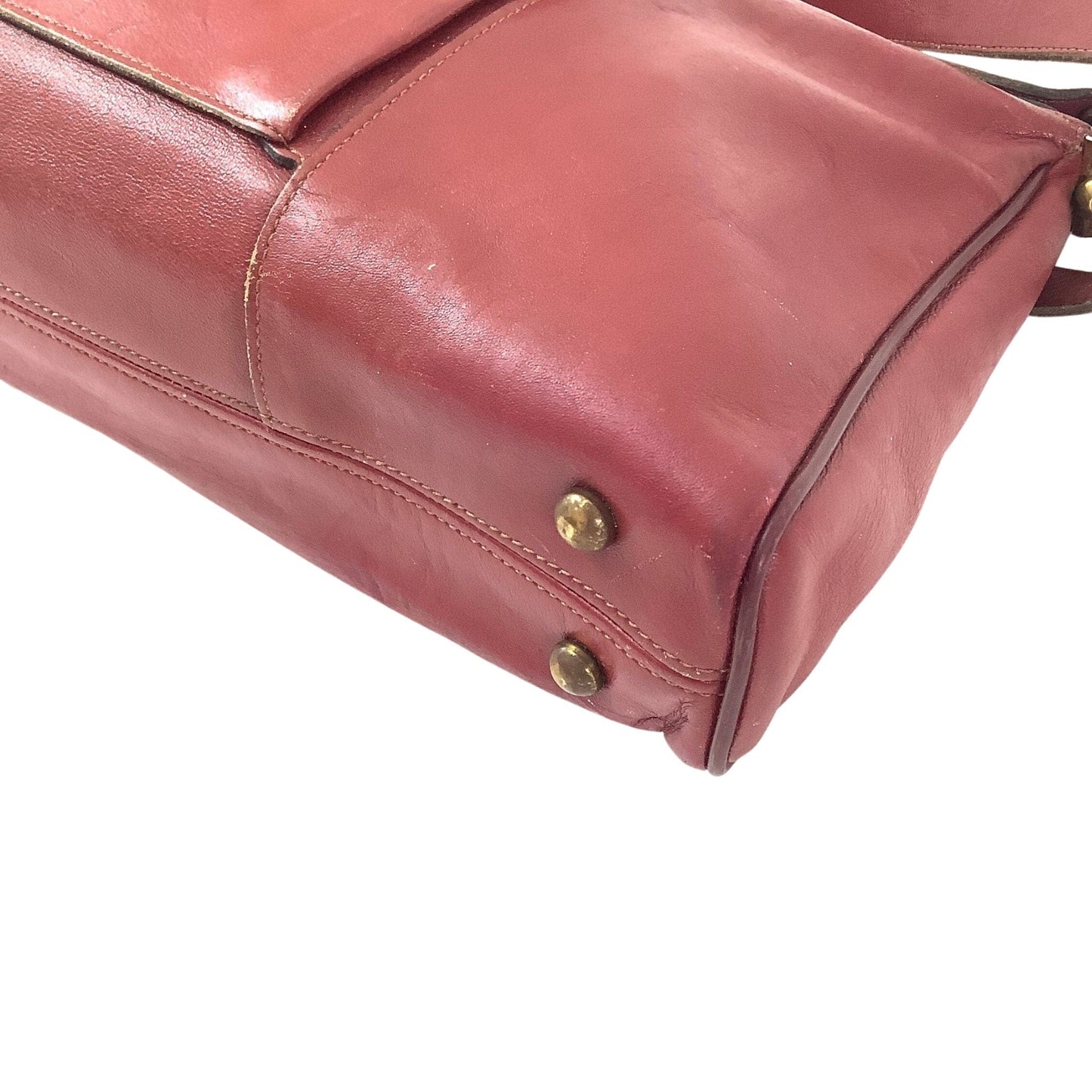 Etienne Aigner Leather Bag Burgundy / Leather / Vintage 1970s