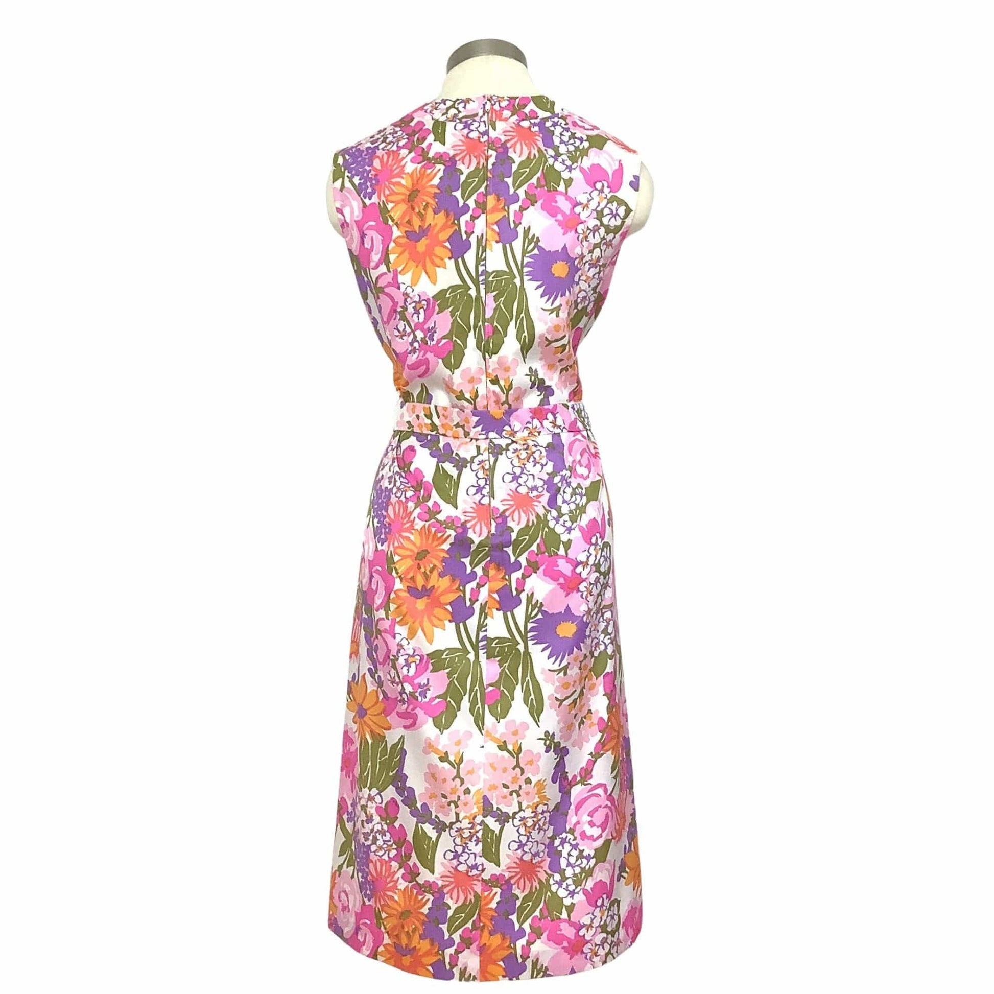 Floral Summer Dress Medium / Pink / Vintage 1990s