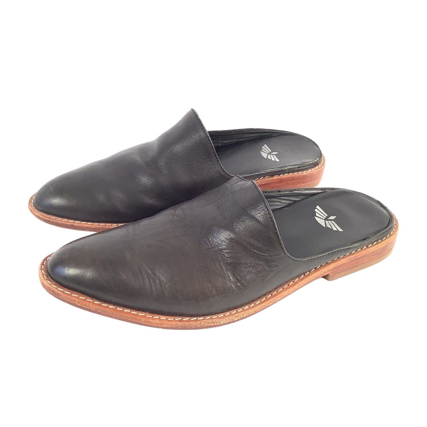 Fortress of Inca Flat Mules 7 / Black / Y2K - Now