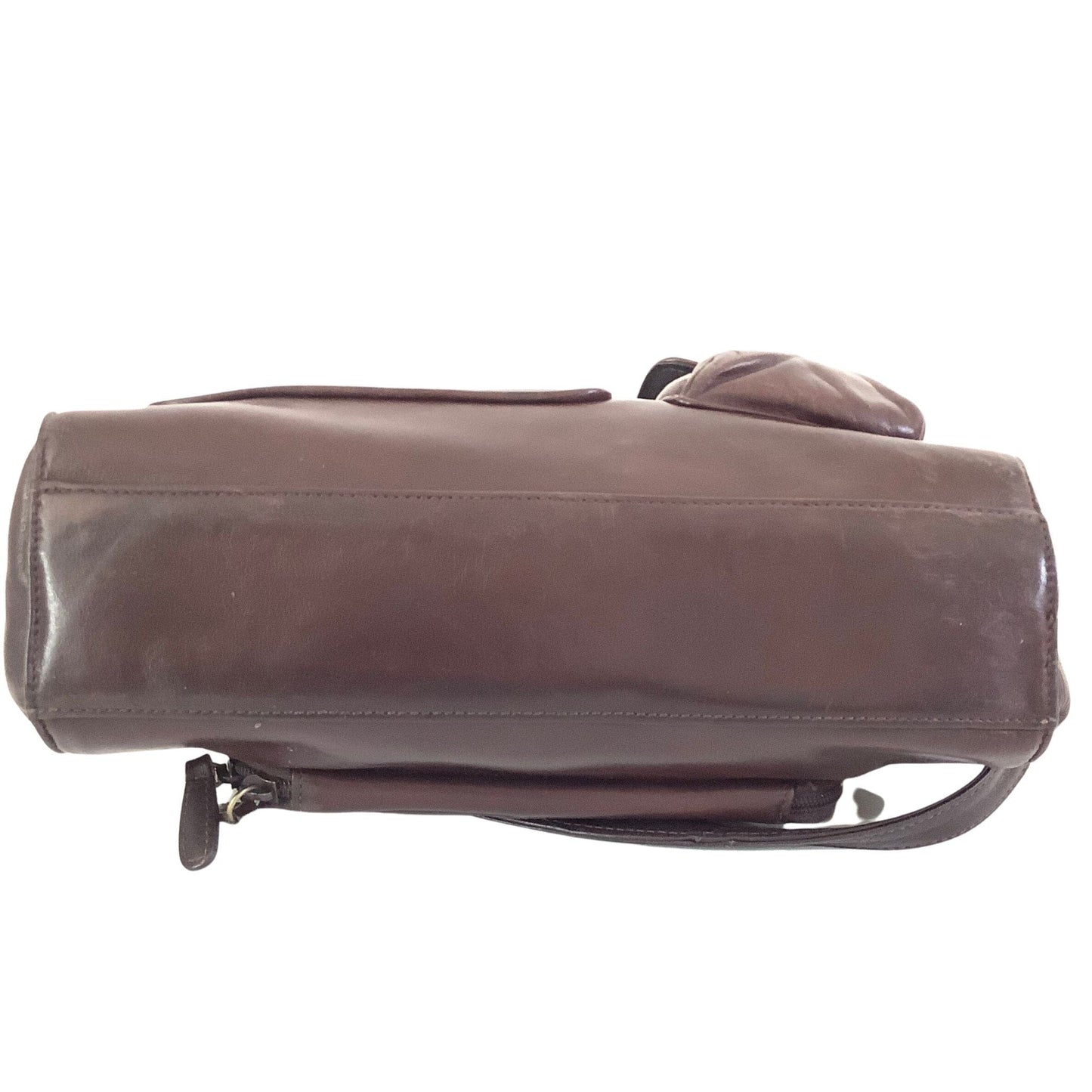 Fossil Shoulder Bag Brown / Leather / Vintage 1990s