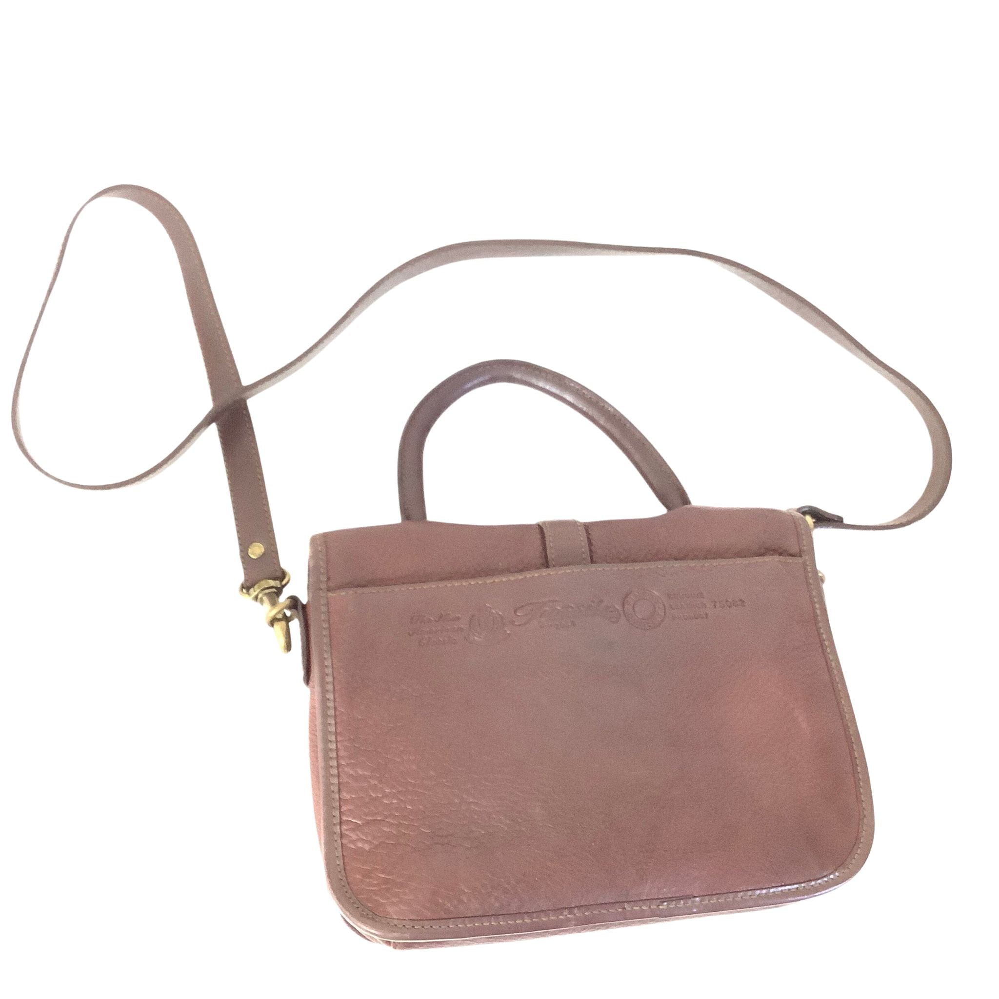 Fossil Handbag, Tan Shoulder Bag, buy Leather Purse