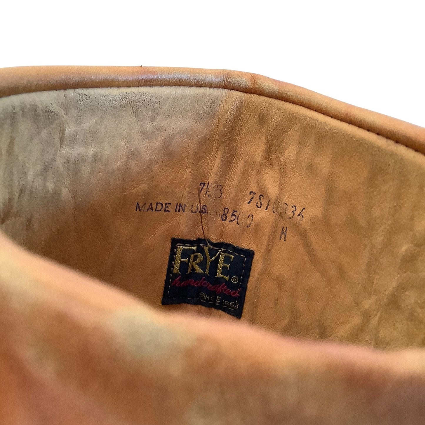 Frye Black Label Boots 7 / Tan / Vintage 1970s