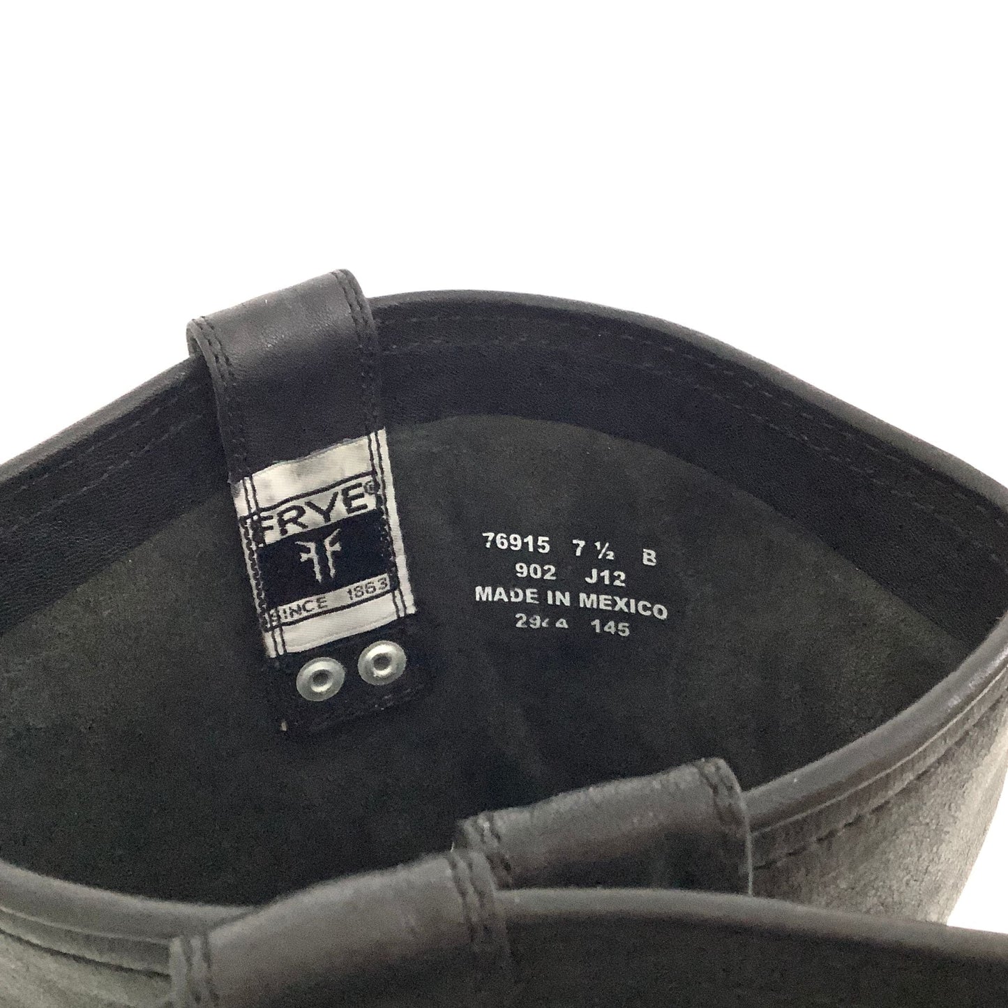 Frye Moto Style Boots 7.5 / Black / Y2K - Now