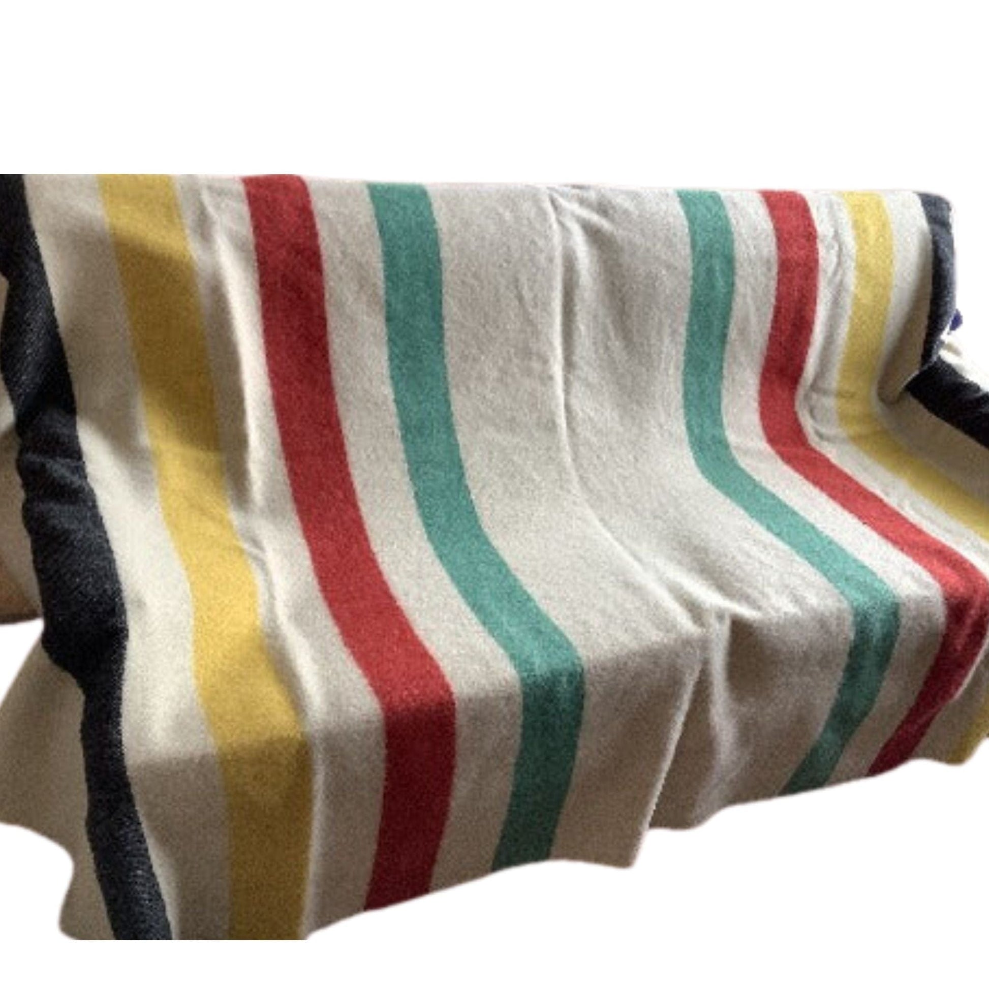 Golden Dawn Wool Blanket Multi / Wool / Vintage 1960s