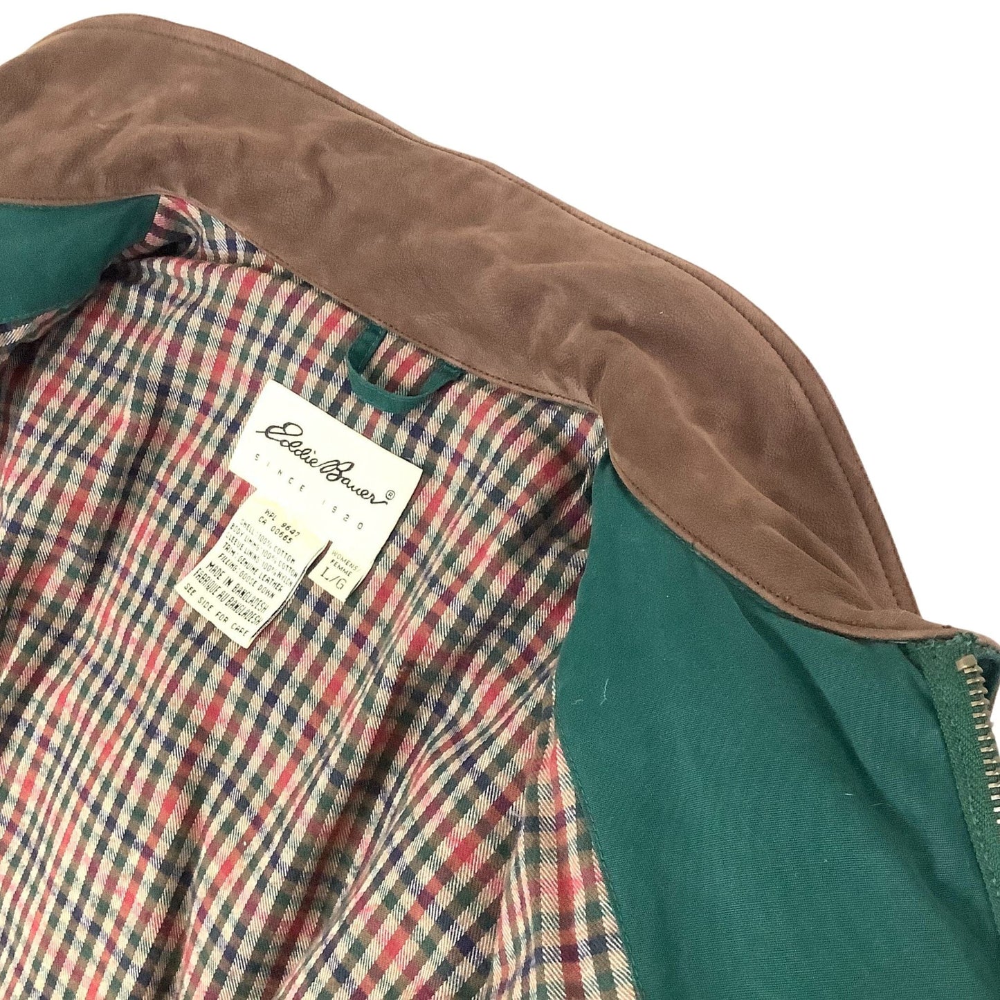 Goose Down Barn Jacket Large / Green / Vintage 1990s