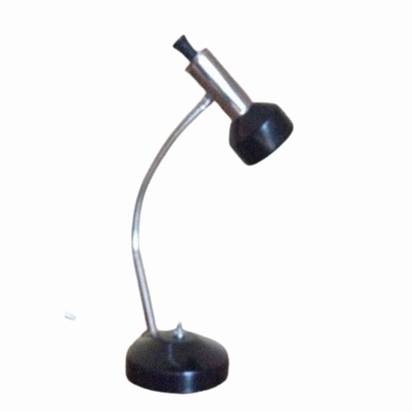 Gooseneck Desk lamp Brown / Metal / Vintage 1950s
